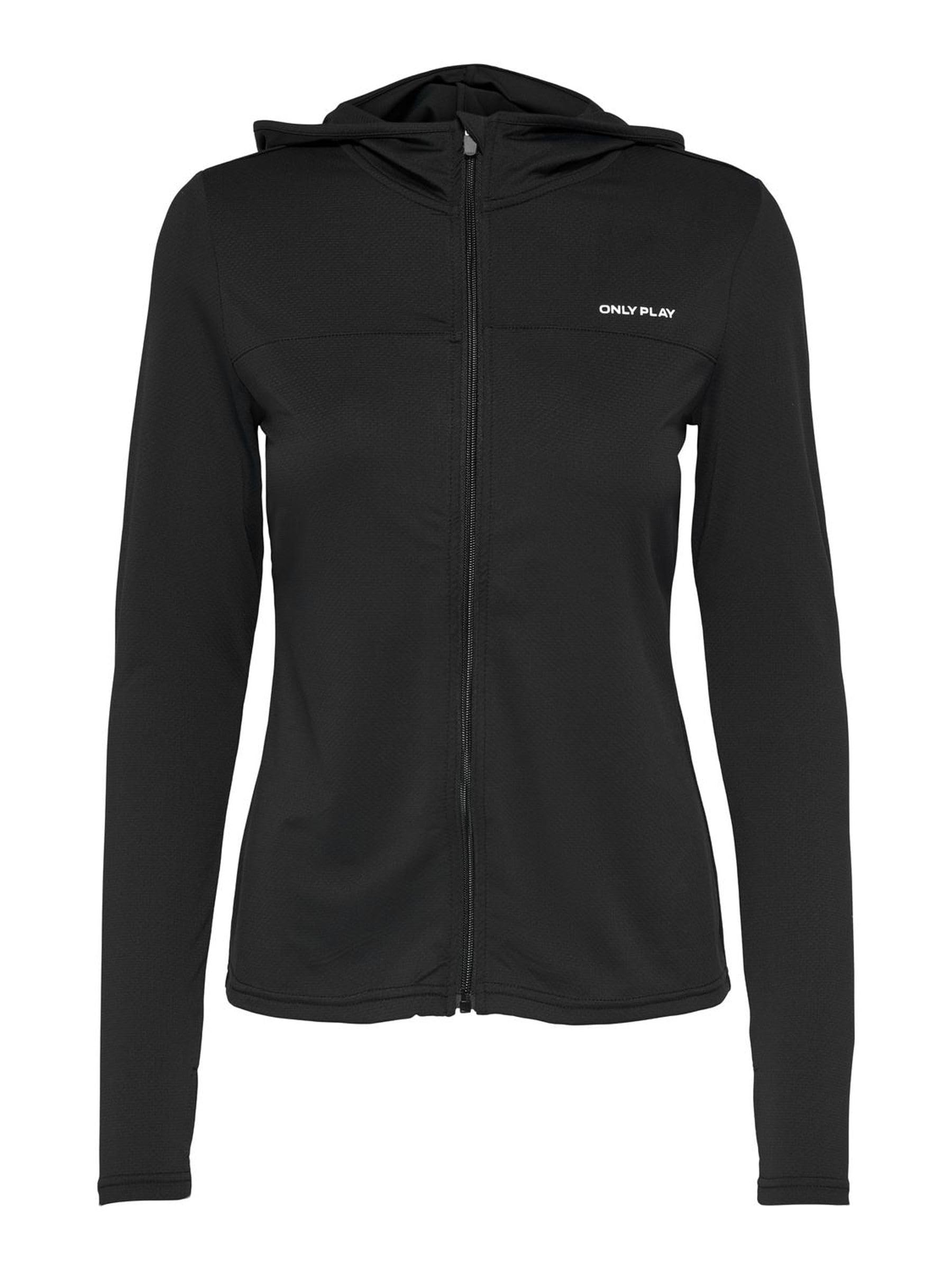 Only Play Women's Black Life Full-Zip Training Hoodie in Size 10, Sports Direct