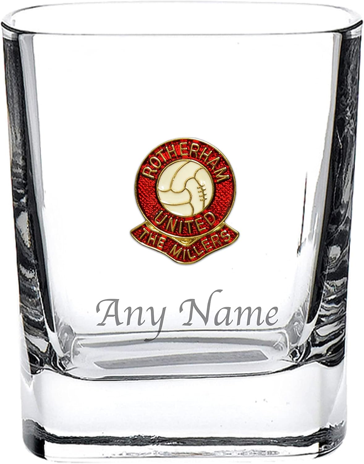 Personalised Rotherham United Football Club Mixer Glass