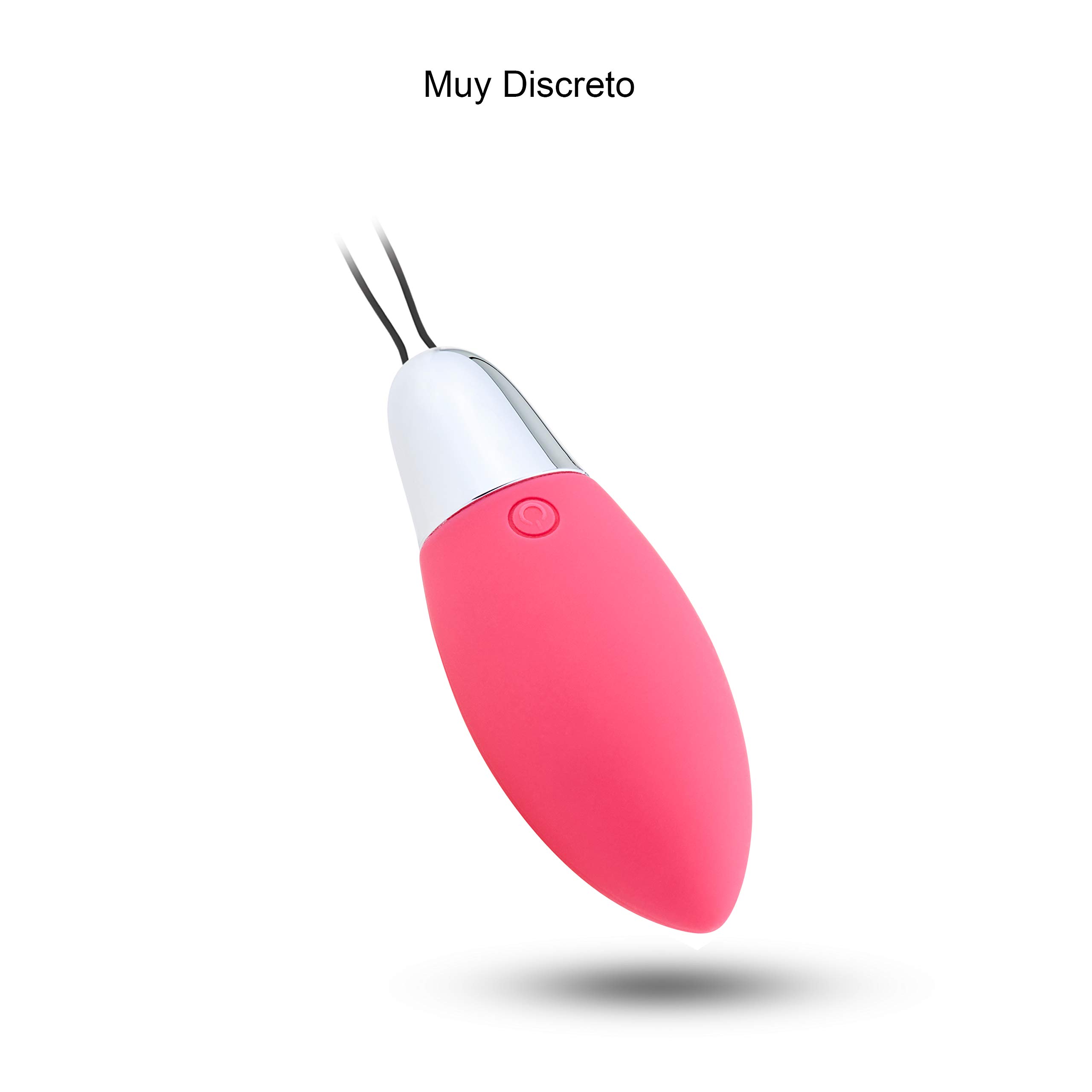 HUGBOX DIAMANTE Huevo Vibrador a Control Remoto Inalámbrico, Juguete Sexual con Mando, Juguete Erótico, Sex Toy Mujer, Satisfayer, 11 Programas. Silencioso, Suave, Potente, 100% Waterproof (Rosa)