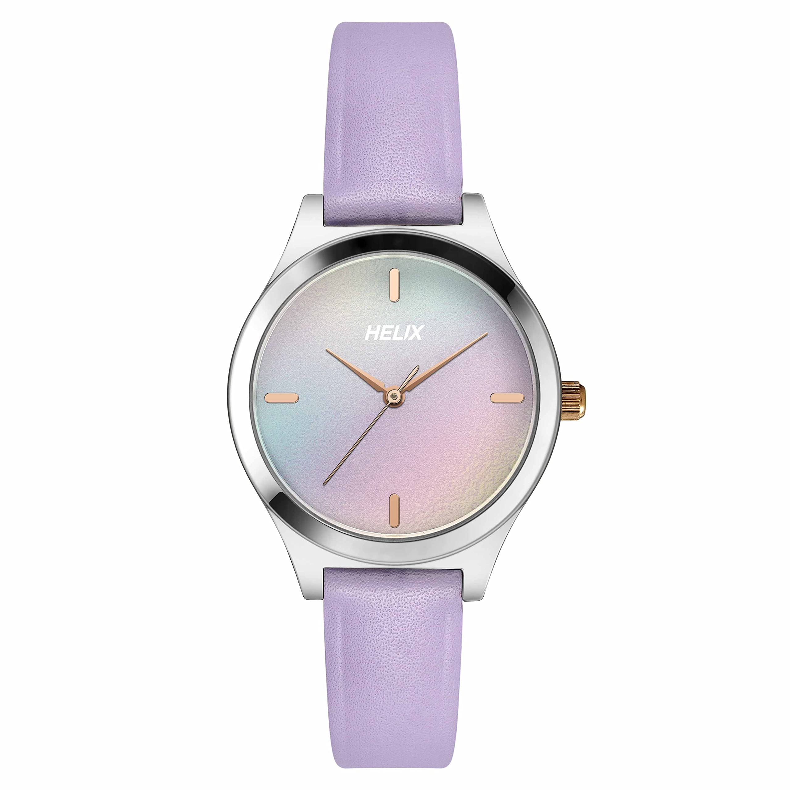 Helix by Timex Multi Color Round Analog Watches for Women | Quartz Movement Leather Strap Ladies Watches | Upto 30 m Water Resistance with Buckle Closure | Gift for Women TW049HL09 (B0C33VCJZL) Amazon Price History, Amazon Price Tracker