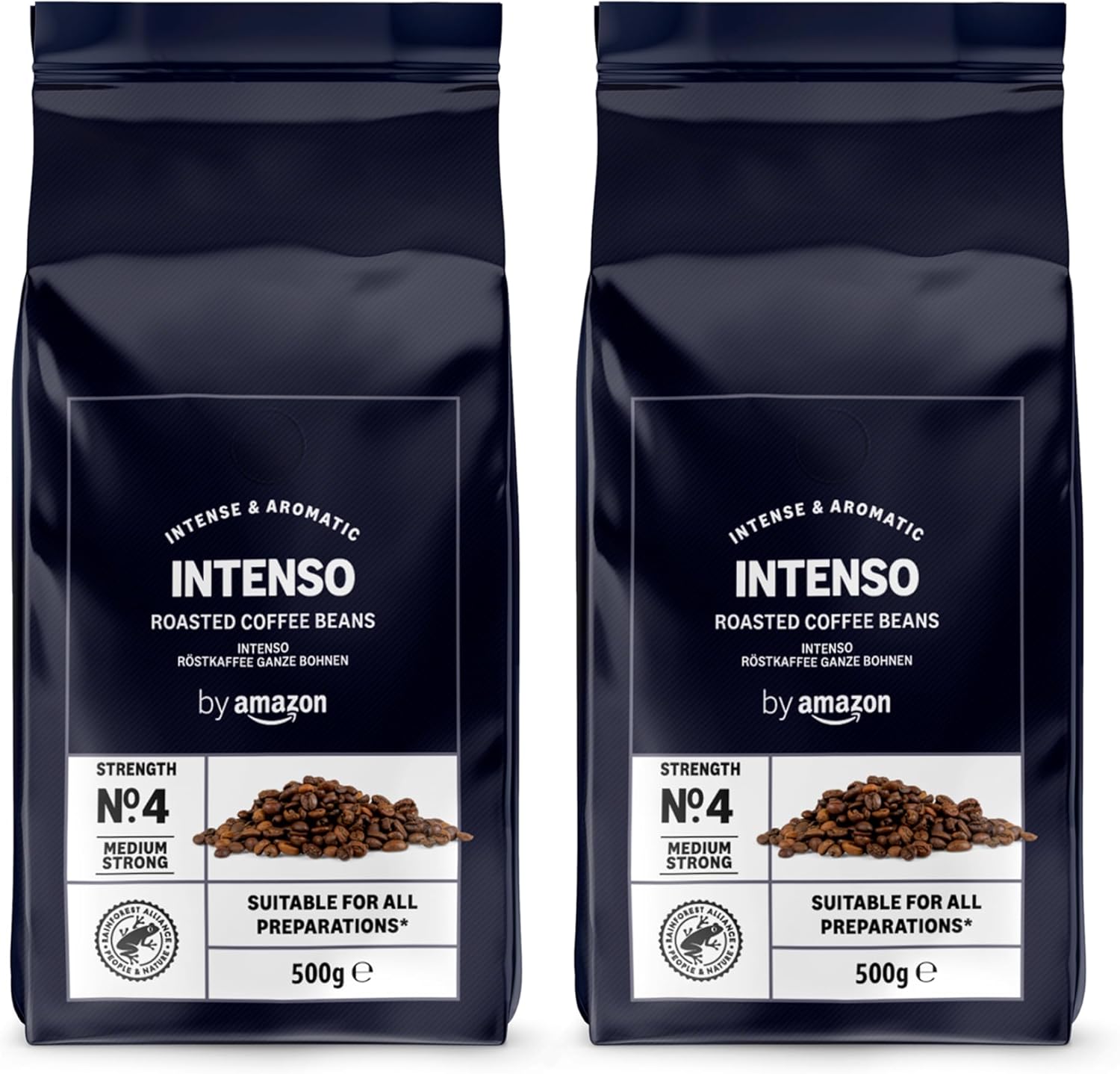 by Amazon Granos de Café Intenso tostado ligero 1 kg en grano