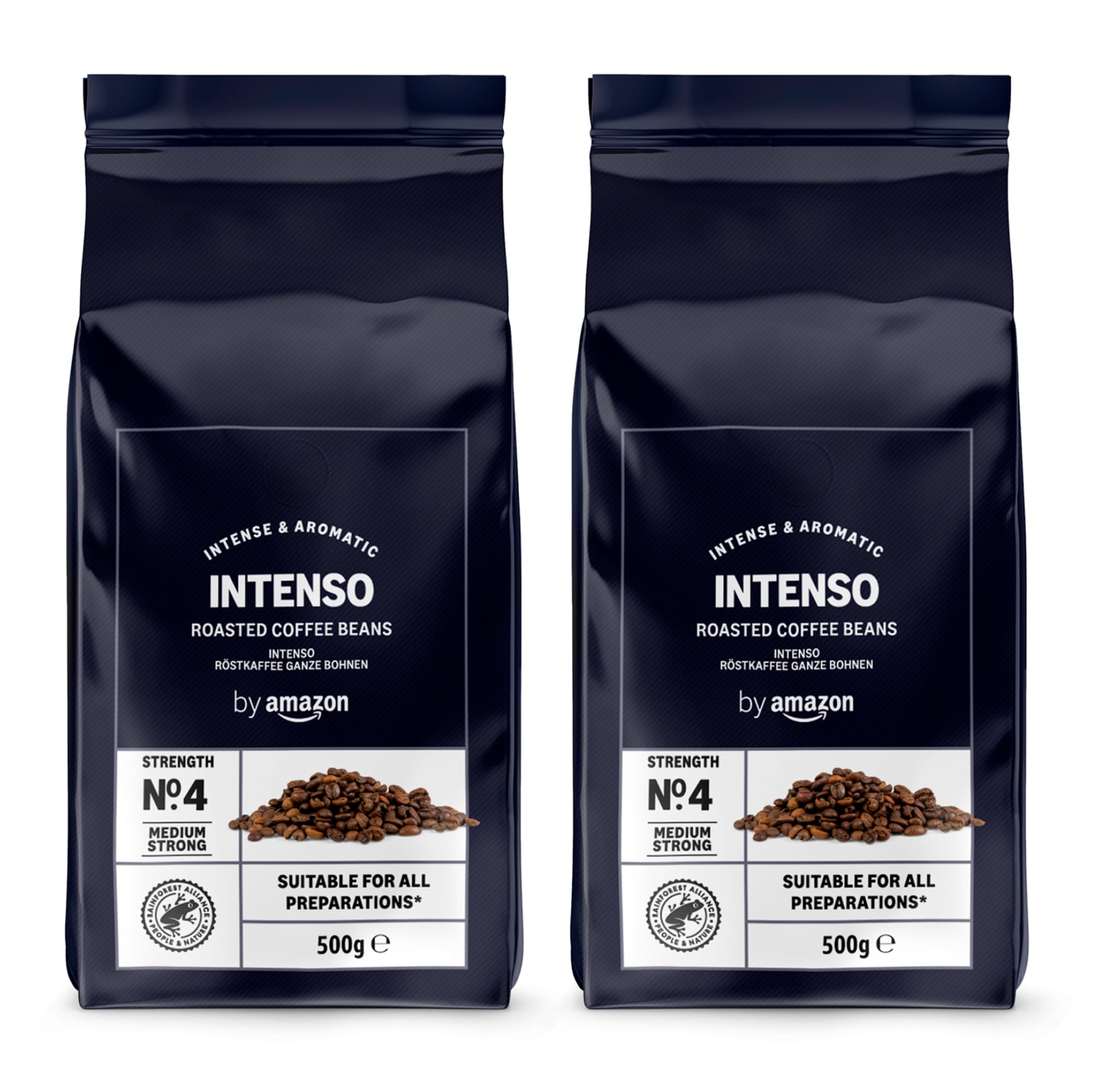 Café en Grano Intenso by Amazon 1kg de Tueste Natural