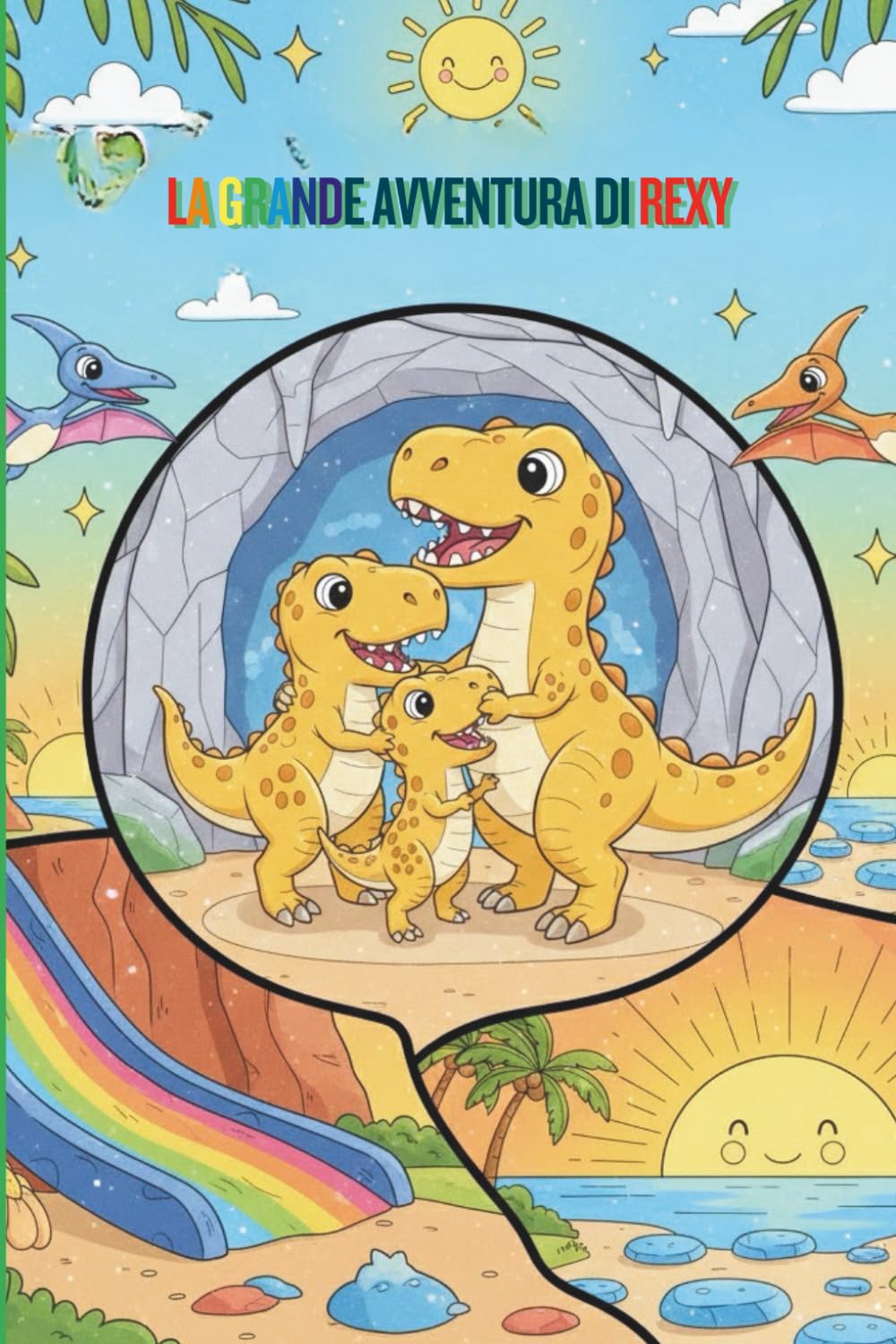 La grande avventura di Rexy: un magico libro da colorare di dinosauri