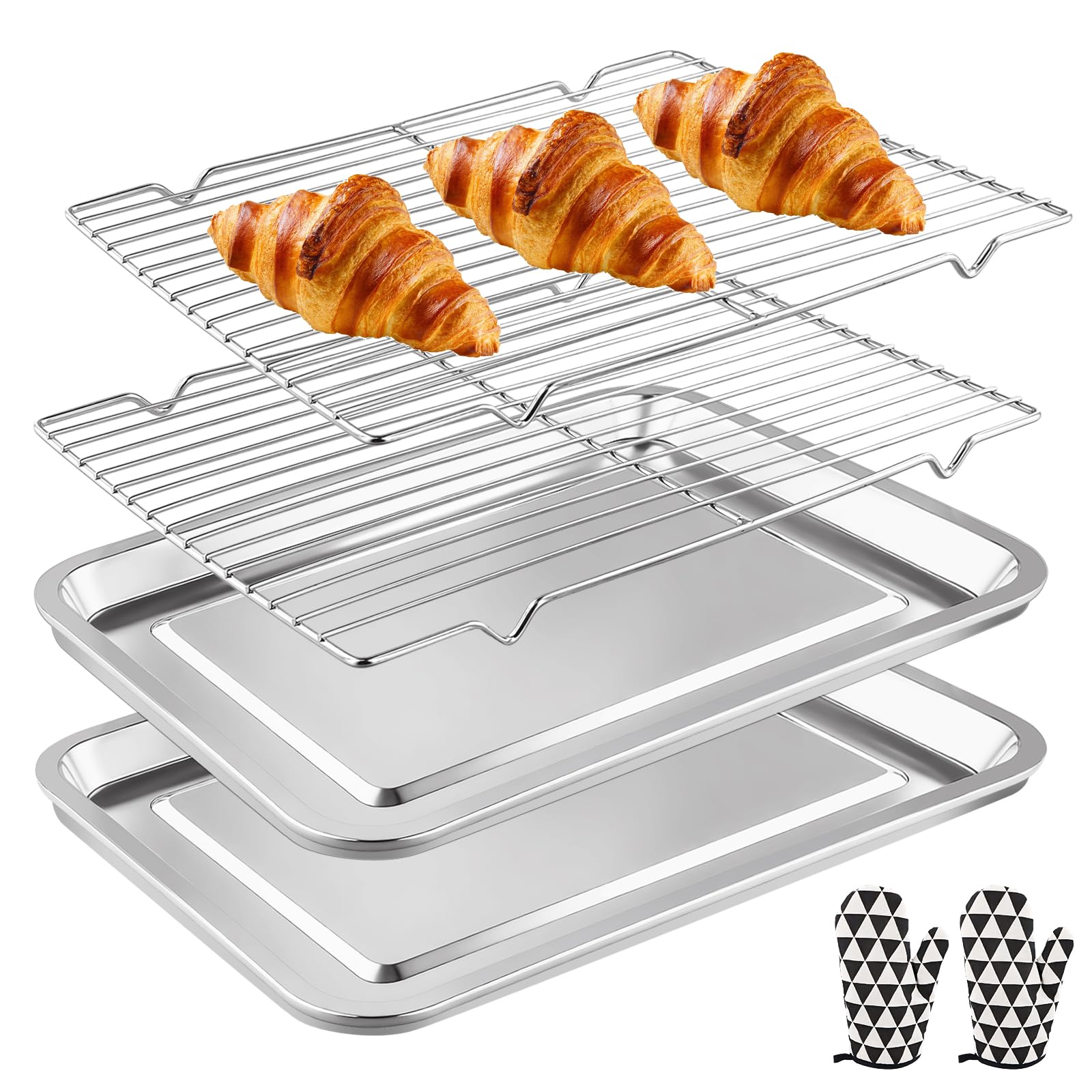 Plaque de four universelle en acier pour en finir avec les pâtisseries brûlées