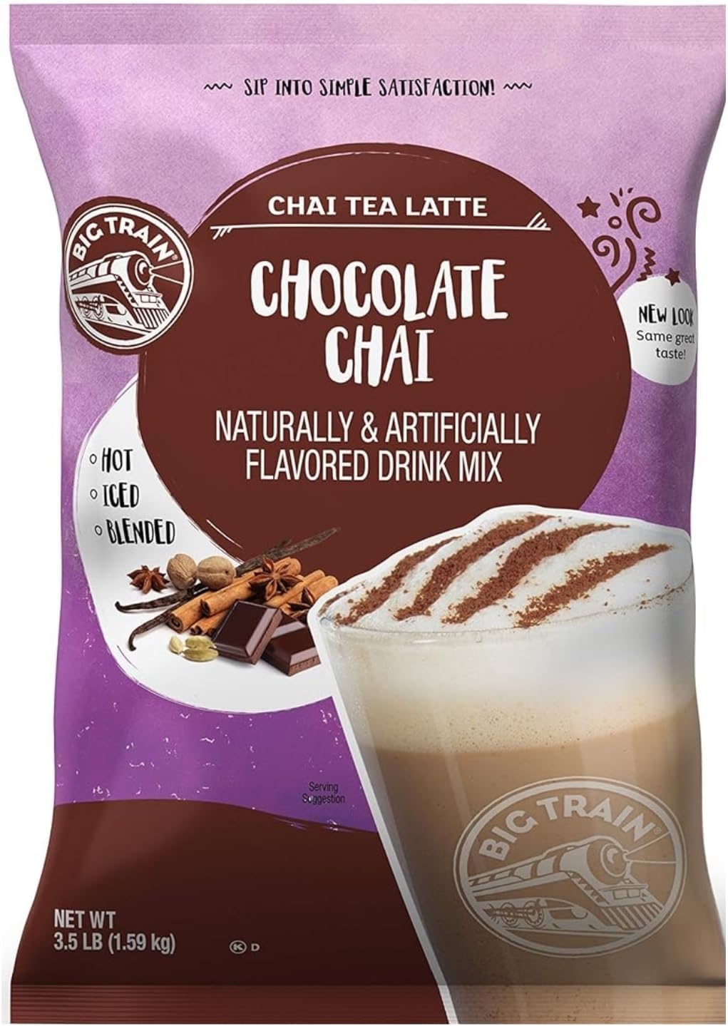 Chocolate Chai Tea Latte Beverage Mix, 3.5 Pound (Pack of 1)