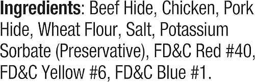 Miniatura 4 de Good 'n' Fun Costillas de triple sabor, aperitivo de cuero crudo para todos los perros