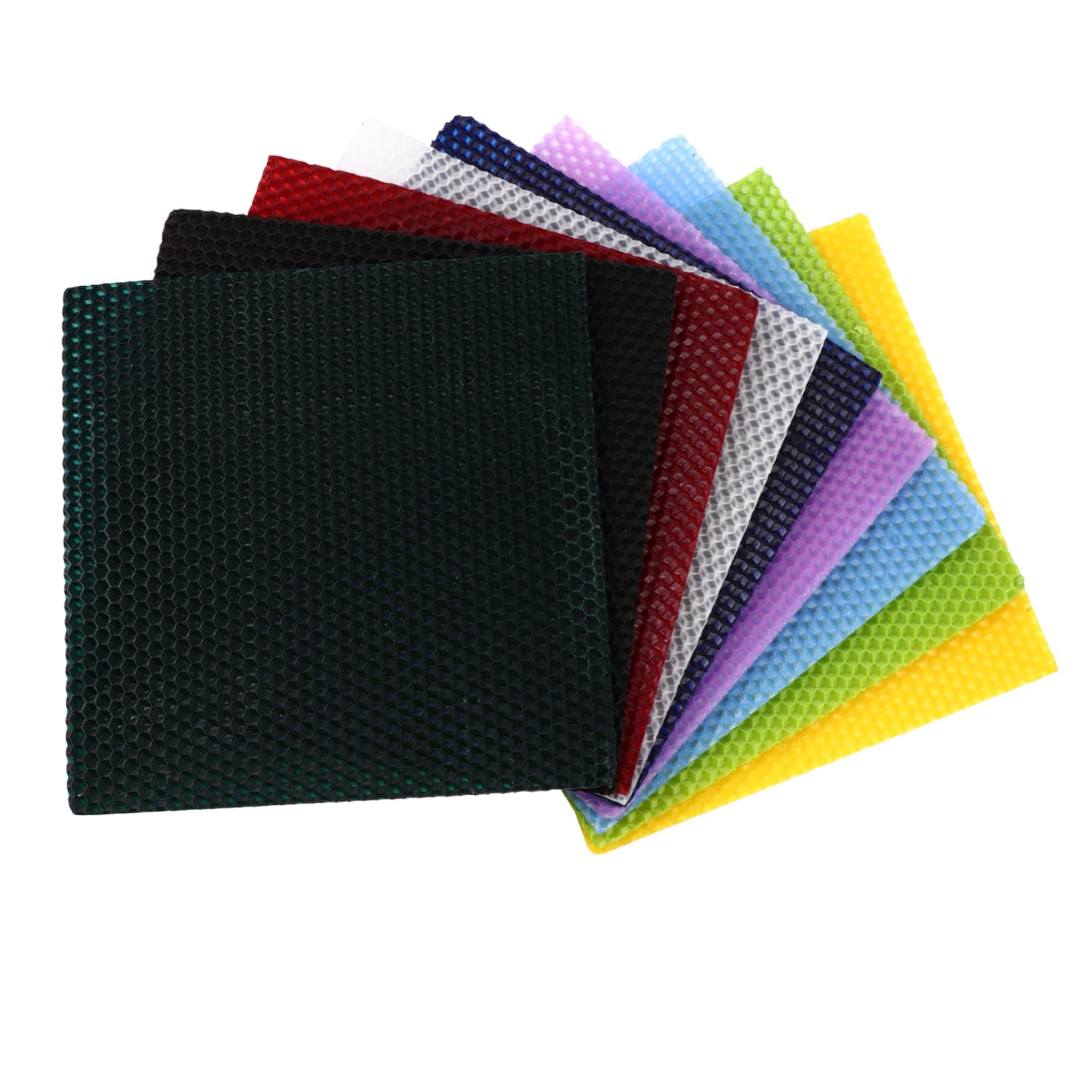 AKOOSY 9 Pezzi Kit per Creazione in Cera Api da Fogli Cera Api Colorati Attività per Facile da Usare per Festeggiamenti Regali Colore Casuale