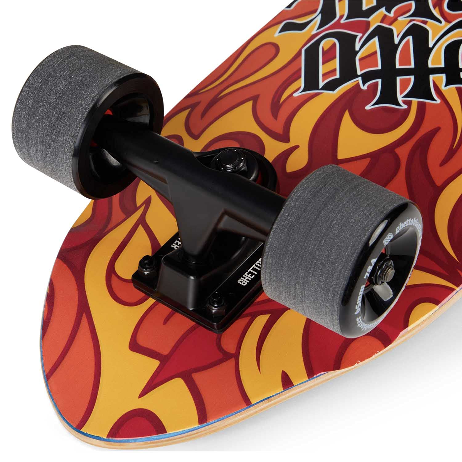 Cruiser Skateboard 71 x 23 cm, Skateboard pour adultes, enfants, filles, garçons, débutants, roulements Abec 7, planche 7 couches, érable, roues 65 x 45 mm, modèle Flame 28"