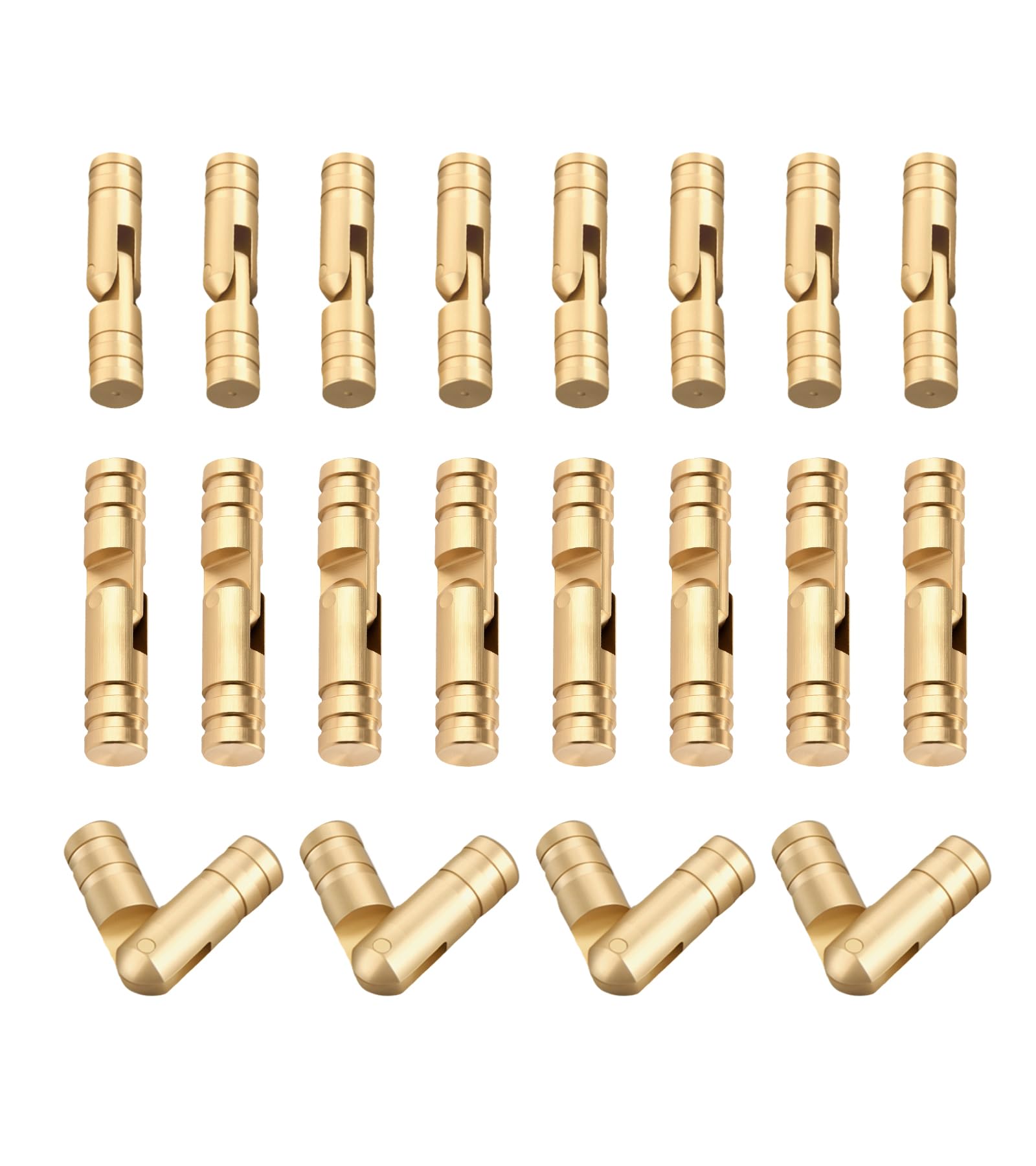 Small Brass Barrel Hinges - DIY Box Hinges -1