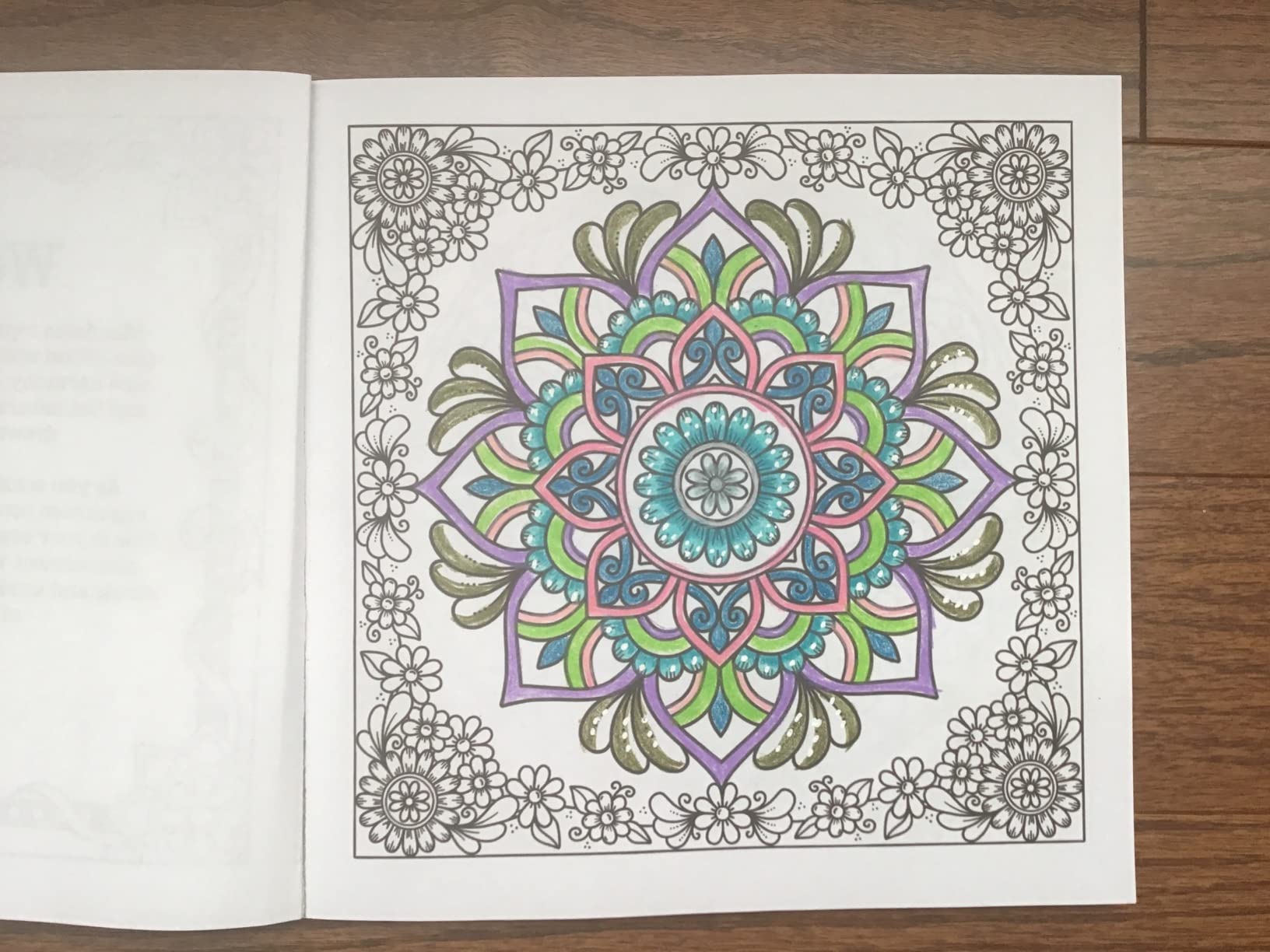 Mandalas With Beautiful Borders Volume 3: A coloring book for adults ...