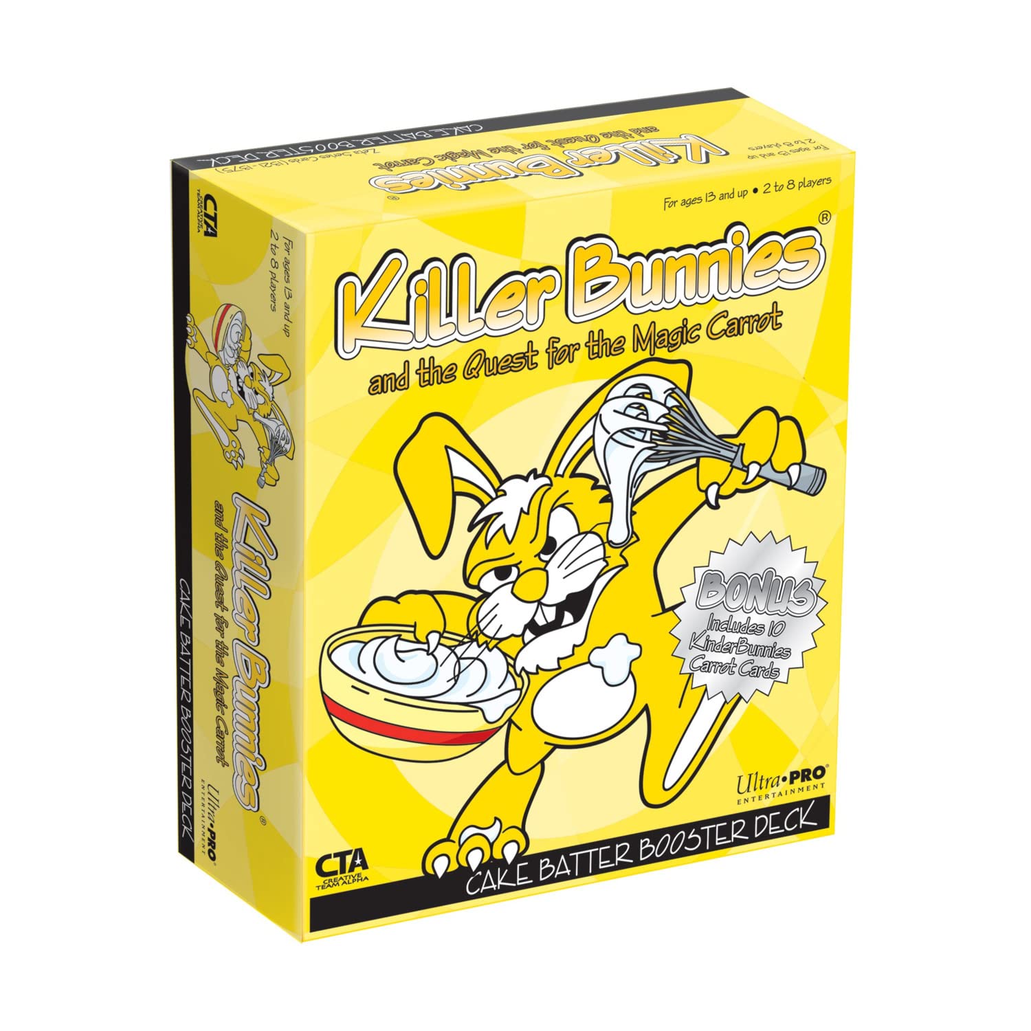 Killer Bunnies and The Quest for The Magic Carrot - Cake Batter Expansion, a Fluffy and Delicious Addition to The Base Game!