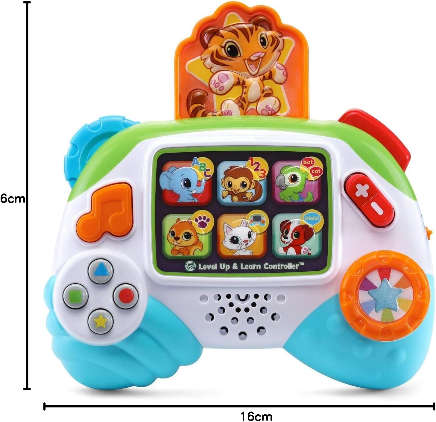 Back of the LeapFrog Level Up and Learn Controller showing the battery compartment