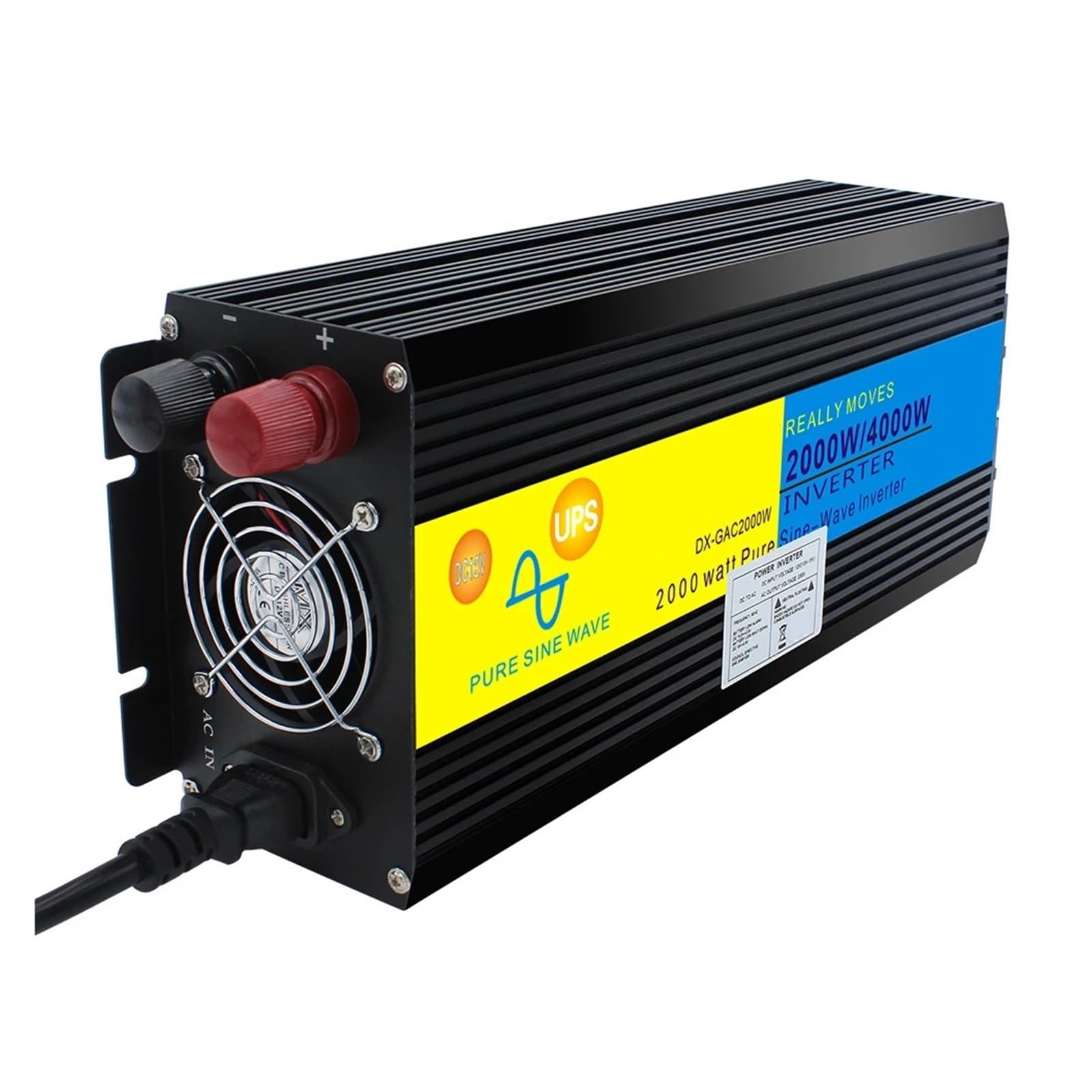 Alimentatore Di Continuità 2000W/4000W Caricatore Inverter A Onda Sinusoidale Pura UPS DC 12V A Display LED CA Alta Efficienza E Praticità(24V)