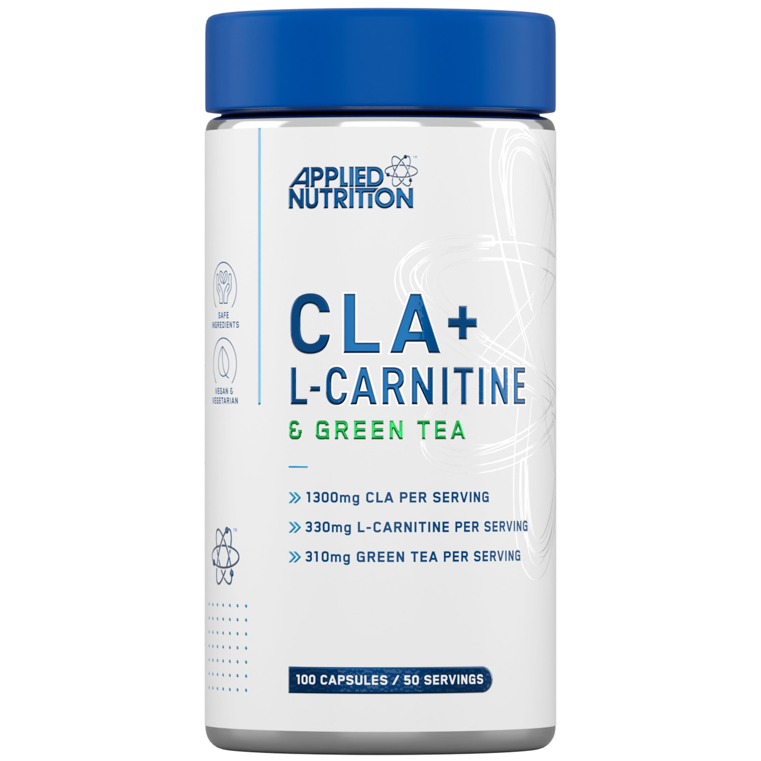 Applied Nutrition CLA + L-Carnitine & Green Tea - Energy & Metabolism  Support (100 Capsules / 50 Servings): Buy Online at Best Price in UAE - ...