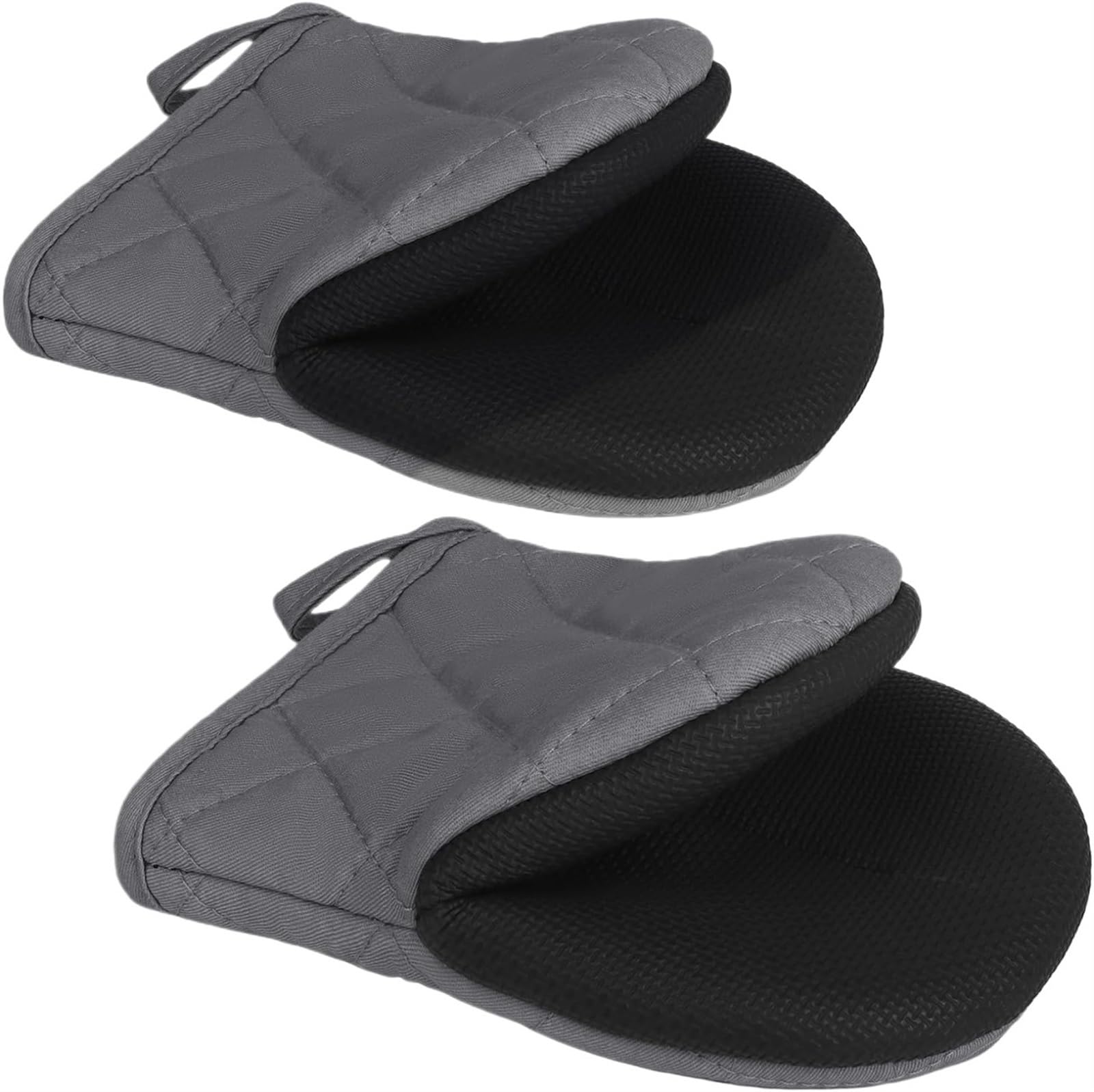 MRKU Gants de Cuisine en Silicone Court, résistants à la Chaleur, 1 Paire.