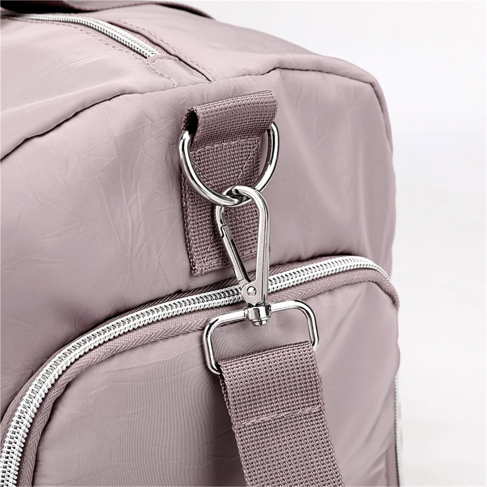 Sporttasche Large Women Hand Luggage Travel Handbags Ladies with Shoe Compartmen Crossbody Bag Swimming Shoulder Bag Tote Sports Gym Bag(Gray)