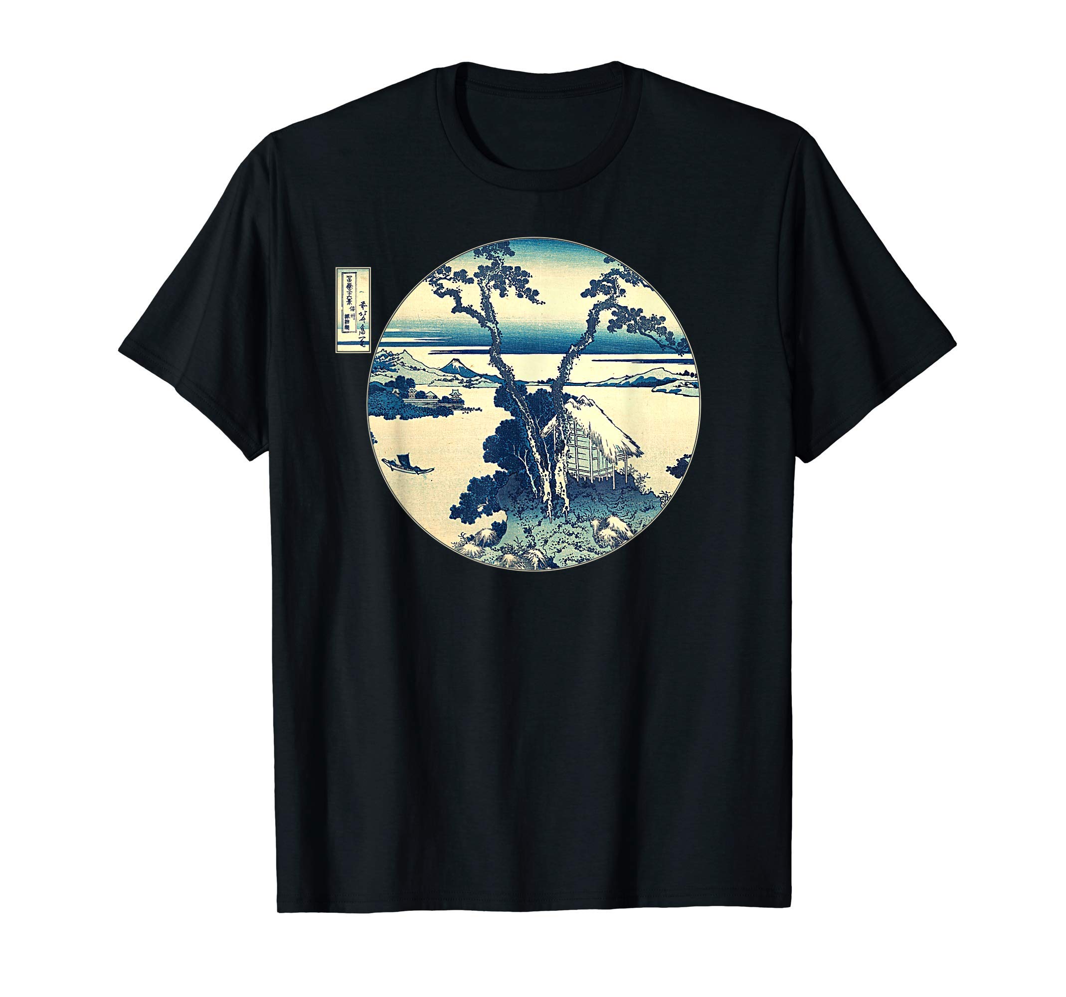 Smooth HQFamous Vintage Japanese Woodblock Art: Lake Suwa Hokusai T-Shirt