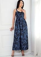 Vista 3 de McCall's Patrones de vestidos de señorita, patrón de costura de mameluco y mameluco, A5 (6-8-10-12-14), multicolor