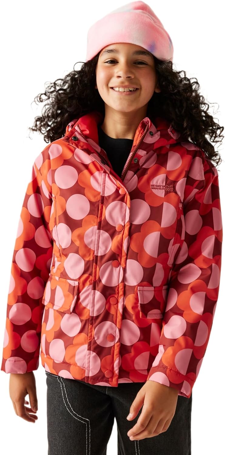 Regatta x Orla Kiely Girls Waterproof Jacket