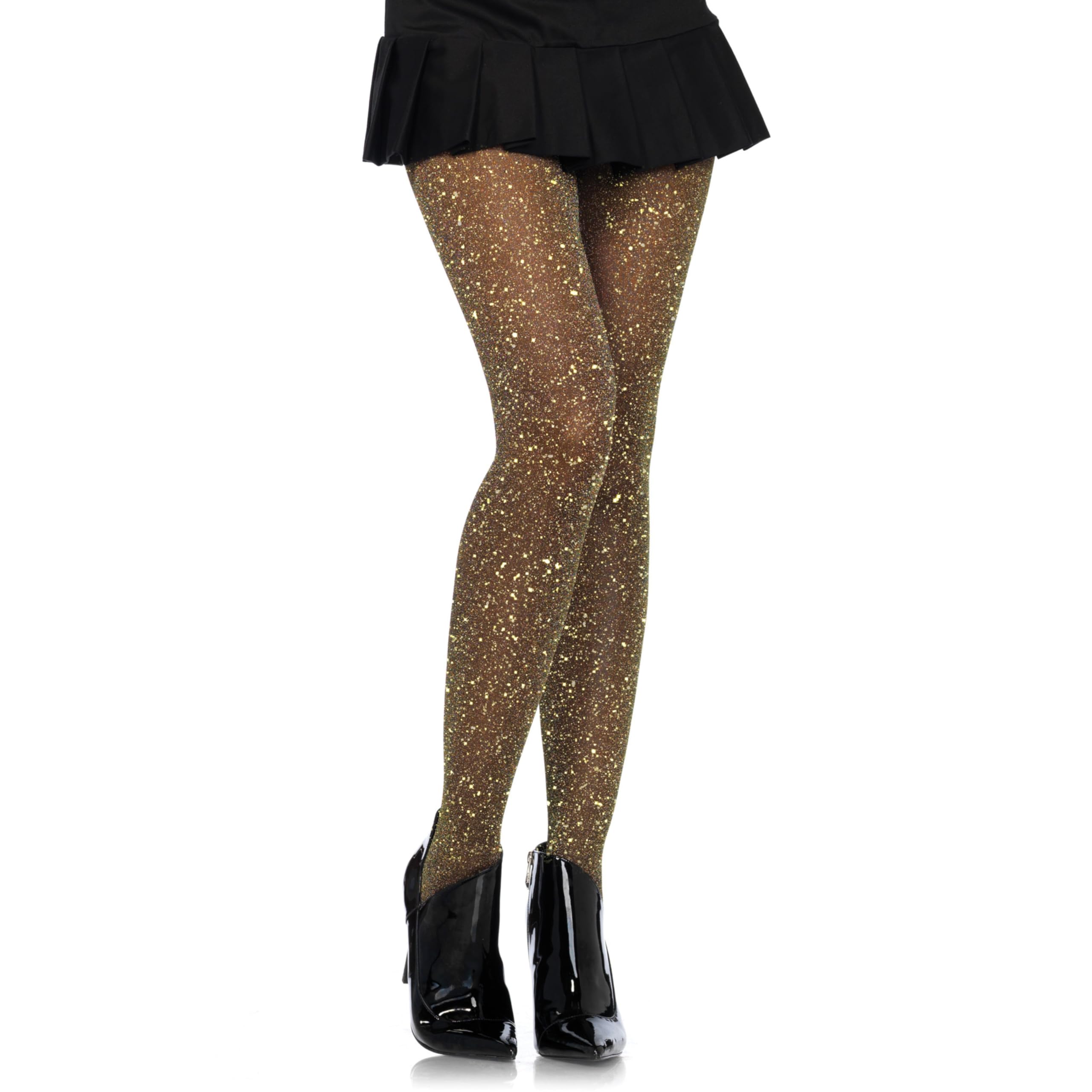 Leg Avenue Lurex pantyhose - Silver