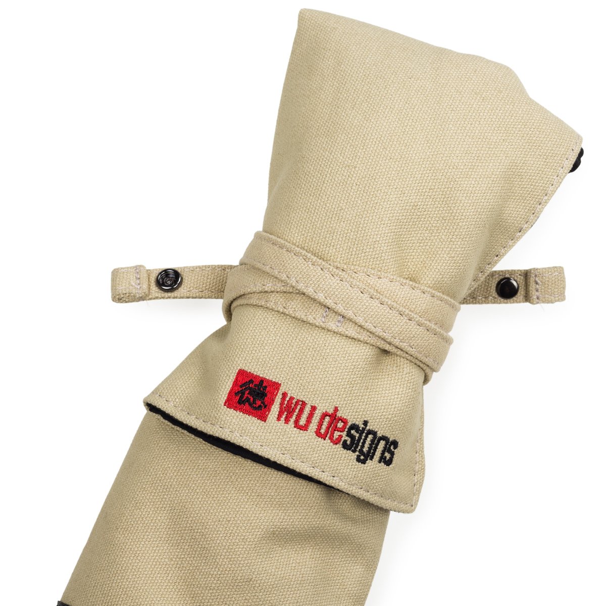 Taiji - Funda para espada con texto en alemán "Mit ein espada unter dem Himmel gehen - Tai Chi - Jian", color beige