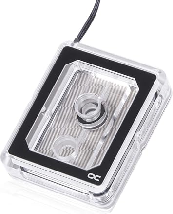 Alphacool Eisblock XPX Pro Aurora Light CPU Water Block, Plexi | Nickel-Plated Copper Base, 147 Fins, AMD Threadripper/Intel LGA 3647/2011/2066, 14 aRGB LEDs, JST Y-Adapter Included