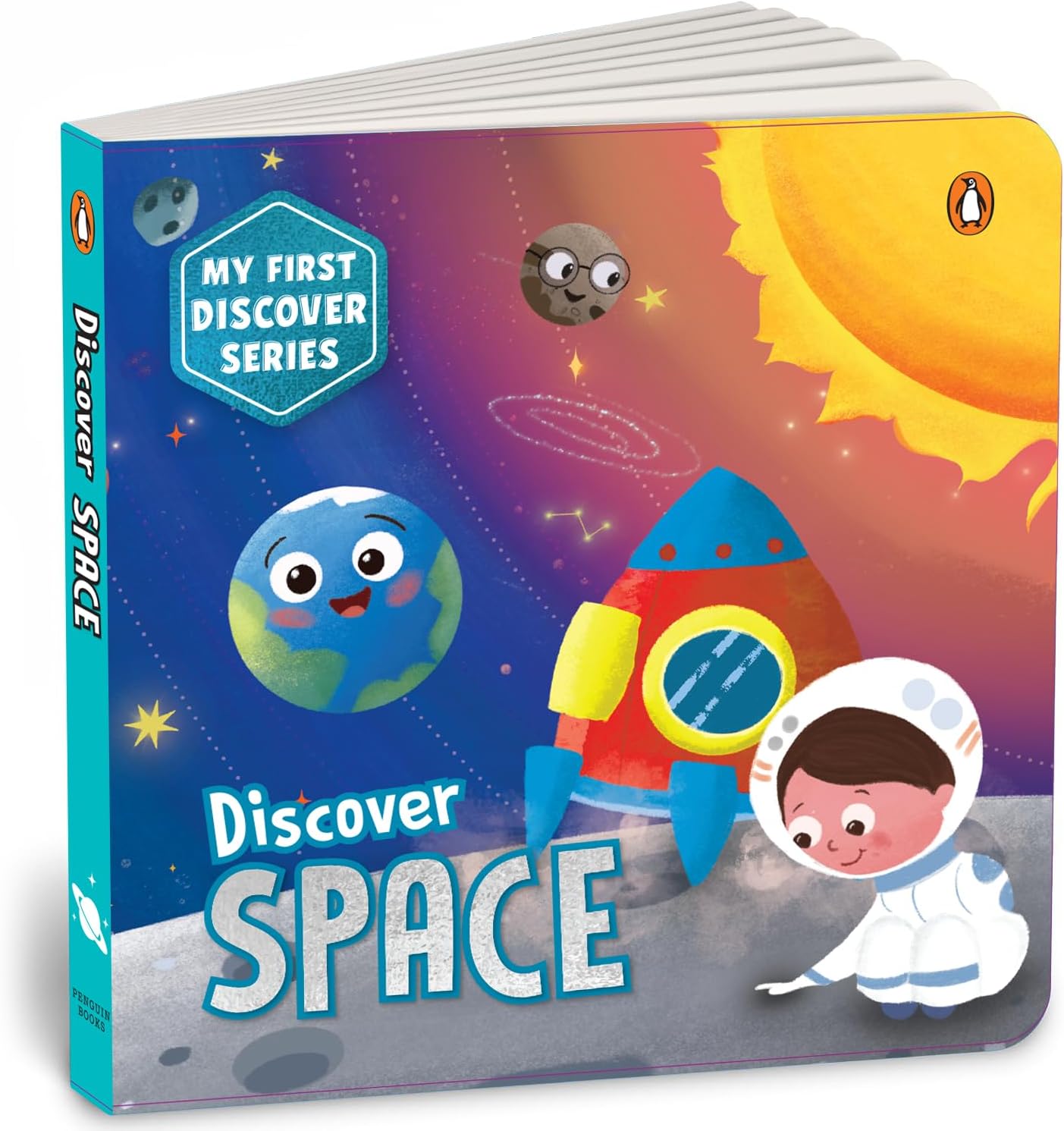 My First Discover Series: Fun and Educational Illustrated Board Book for Kids, Toddlers | Solar System, Astronauts, Planets, Stars, Asteroids, Space Technology | Ages 3+ [Select Learning]