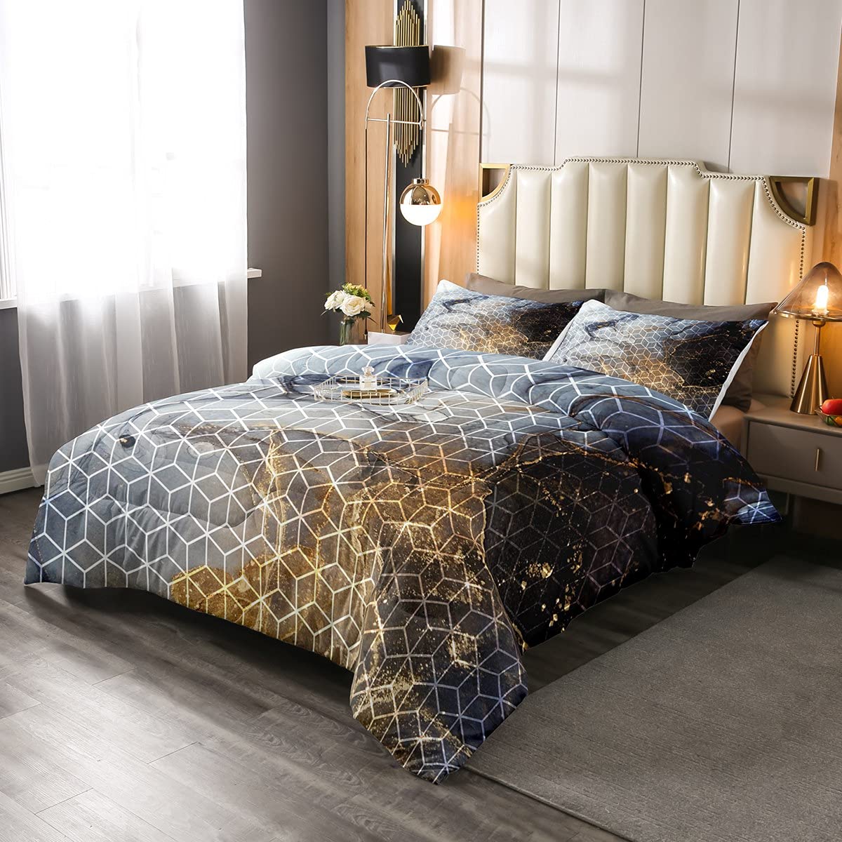 gold down comforter