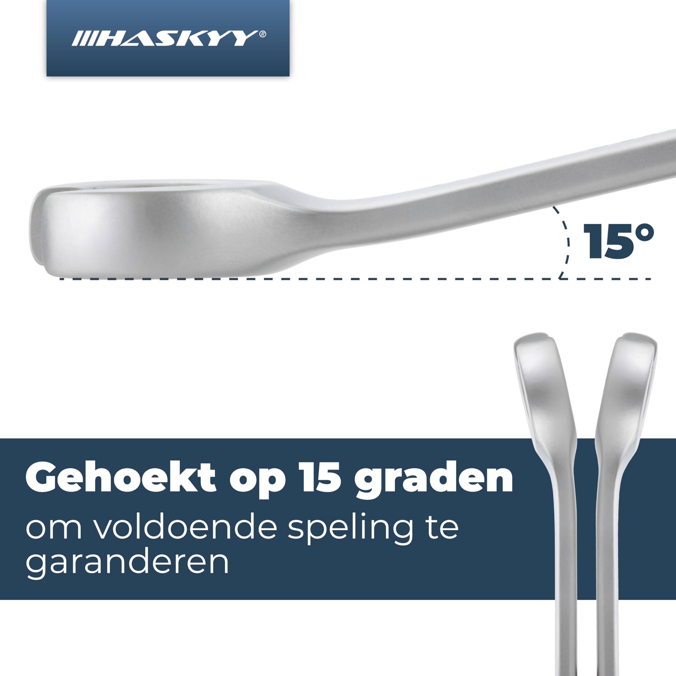 KS Tools 517.9248 Open dubbele ringsleutel, gebogen 14x16 mm