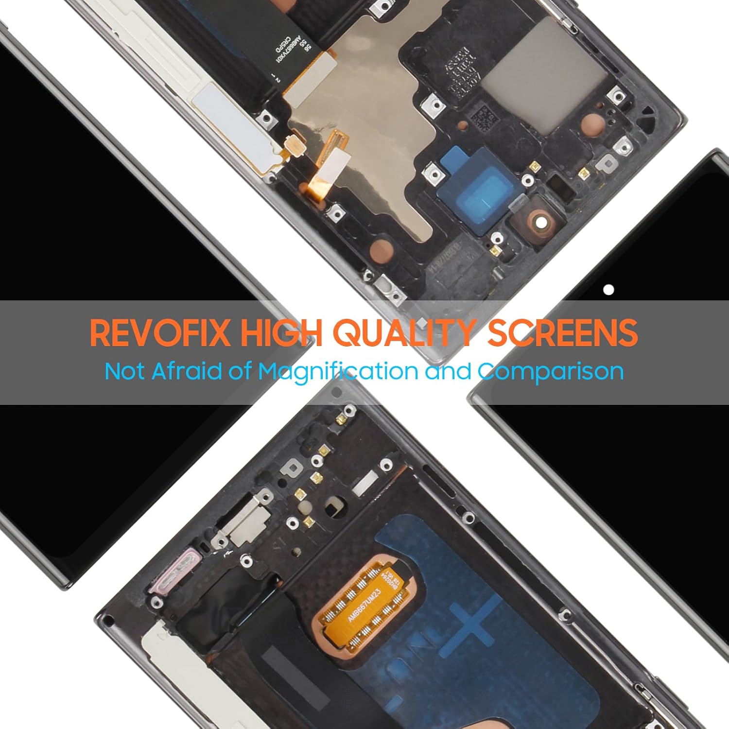 OLED for Samsung Galaxy Note 20 Ultra 5G Screen Replacement for Samsung Note 20 Ultra LCD Display Digitizer Touch Screen Note 20 Ultra N986 SM-N986B SM-N986U SM-N986B/DS Assembly (Black with Frame)