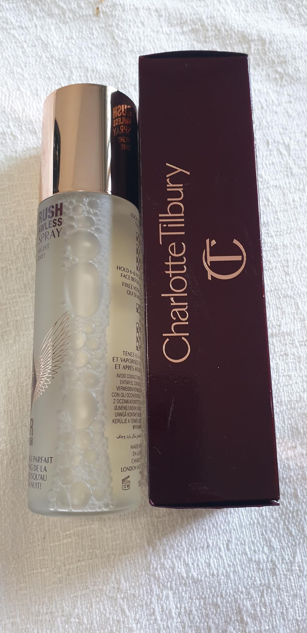 Charlotte Tilbury Original | Spray Airbrush Perfection Impeccable | BELLA par Cloud.Sales Cosmetics (SPRAY FIXATEUR 100 ml)
