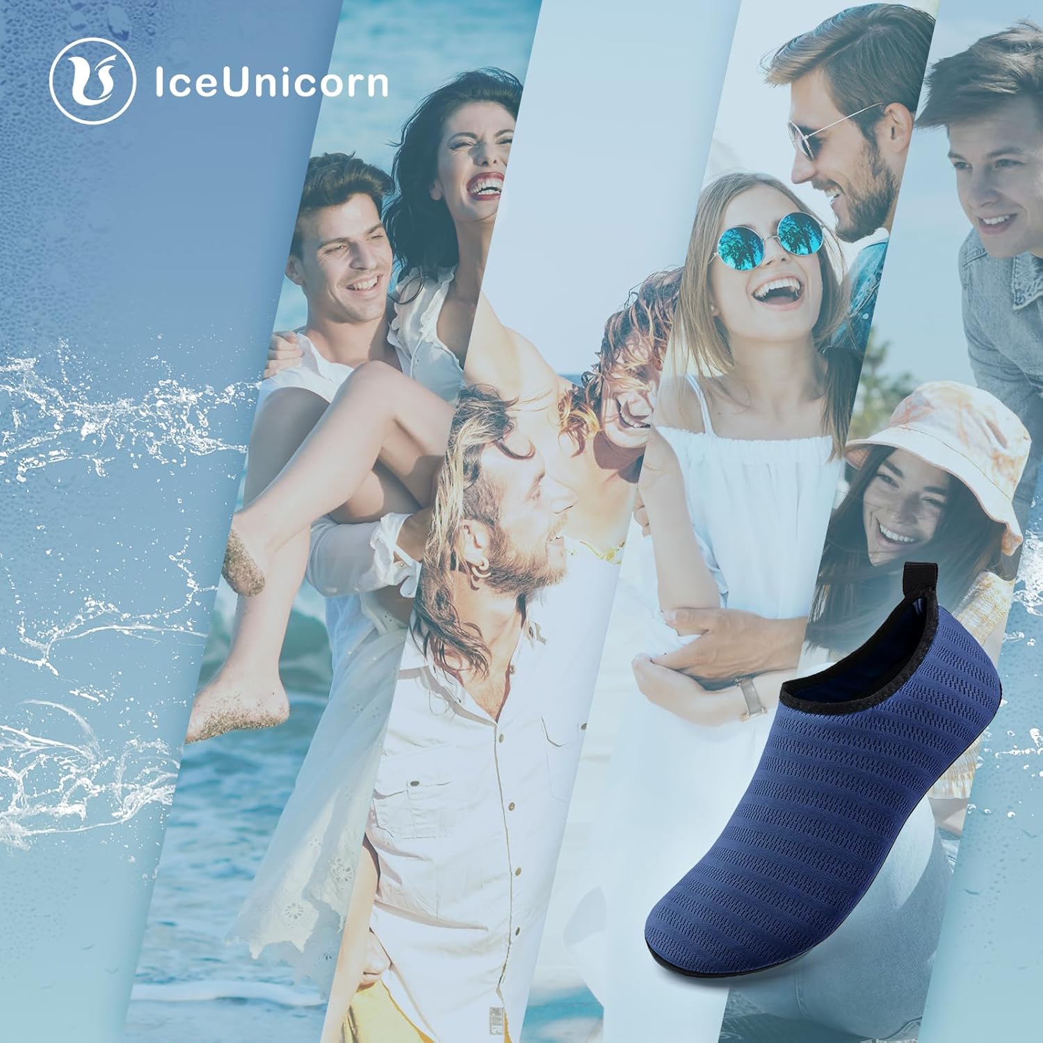 IceUnicorn Water Shoes Men Women Beach Swim Aqua Barefoot Socks Pool Quick Dry Yoga - Image 2