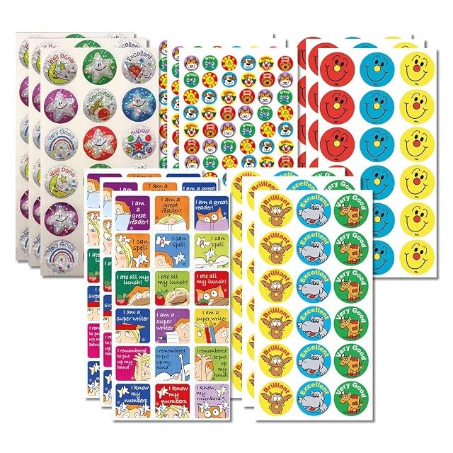 Sticker Solutions personajes pegatinas de recompensa (Pack de 450)