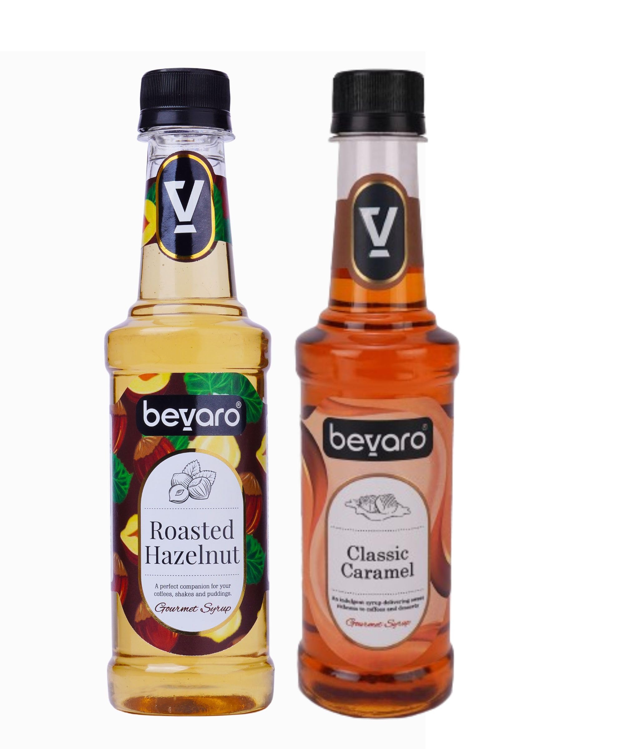 Bevaro Roasted Hazelnut & Classic Caramel Syrup Combo | 300ml Each | Gourmet Flavors for Coffee, Desserts & More | Premium Quality, Rich Taste (B0D72ZFDPW) Amazon Price History, Amazon Price Tracker