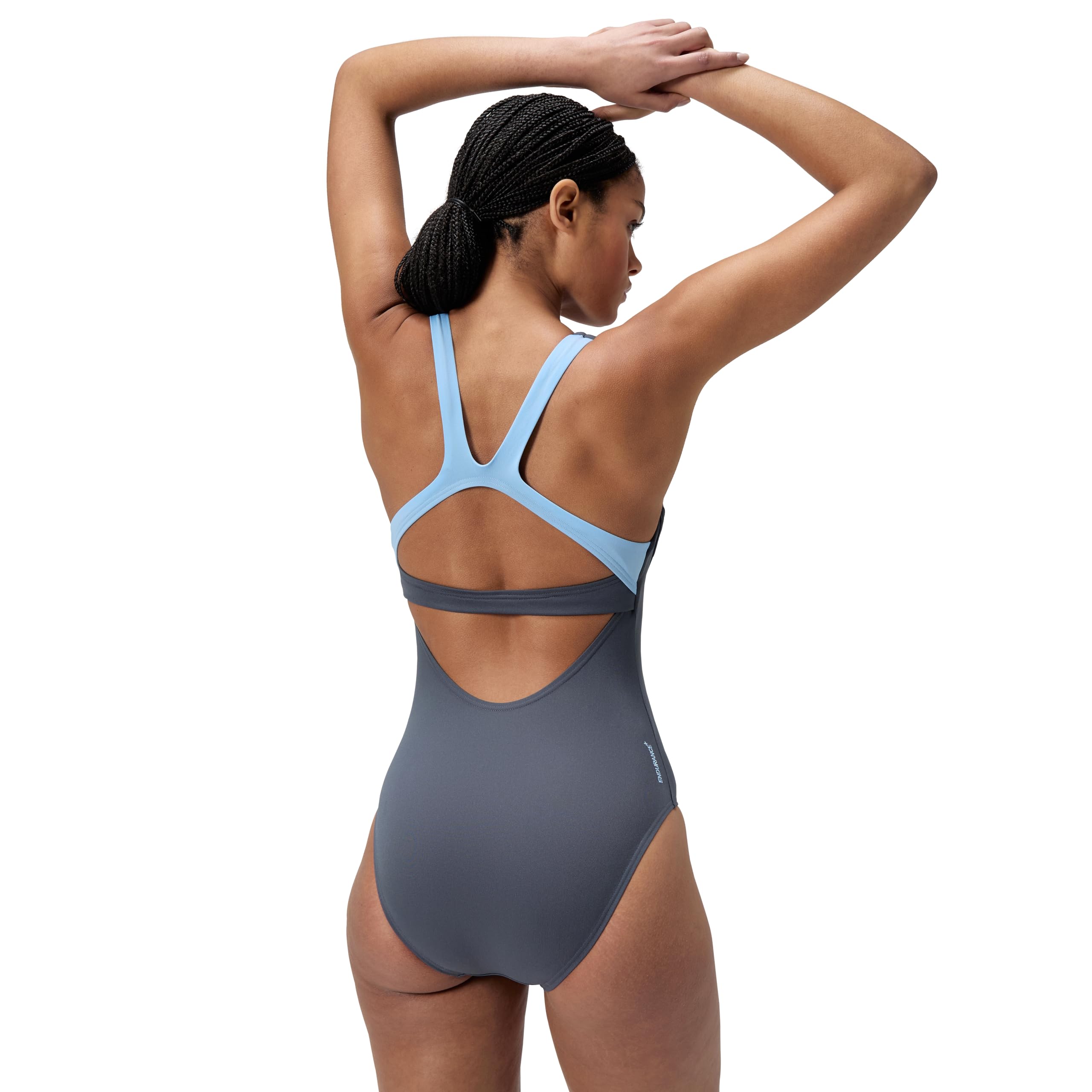 Speedo Flex Band Swimsuit with Built In Swim Bra Traje de baño Mujer (Pack de 1)