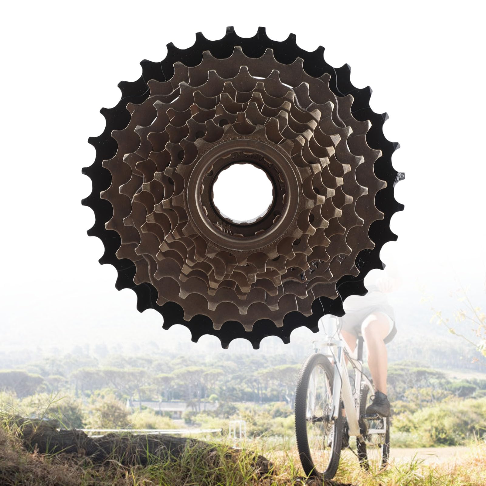 8 Speed ​​13‑32T Fietscassette Vrijloop Vliegwiel met Stalen Schroefdraad voor Mountainbike