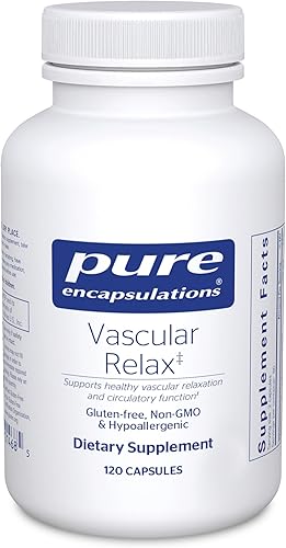 Miniatura 1 de Pure Encapsulations  Relajación vascular  Combinación hipoalergénica para una relajación vascular saludable y una salud circulatoria general  120