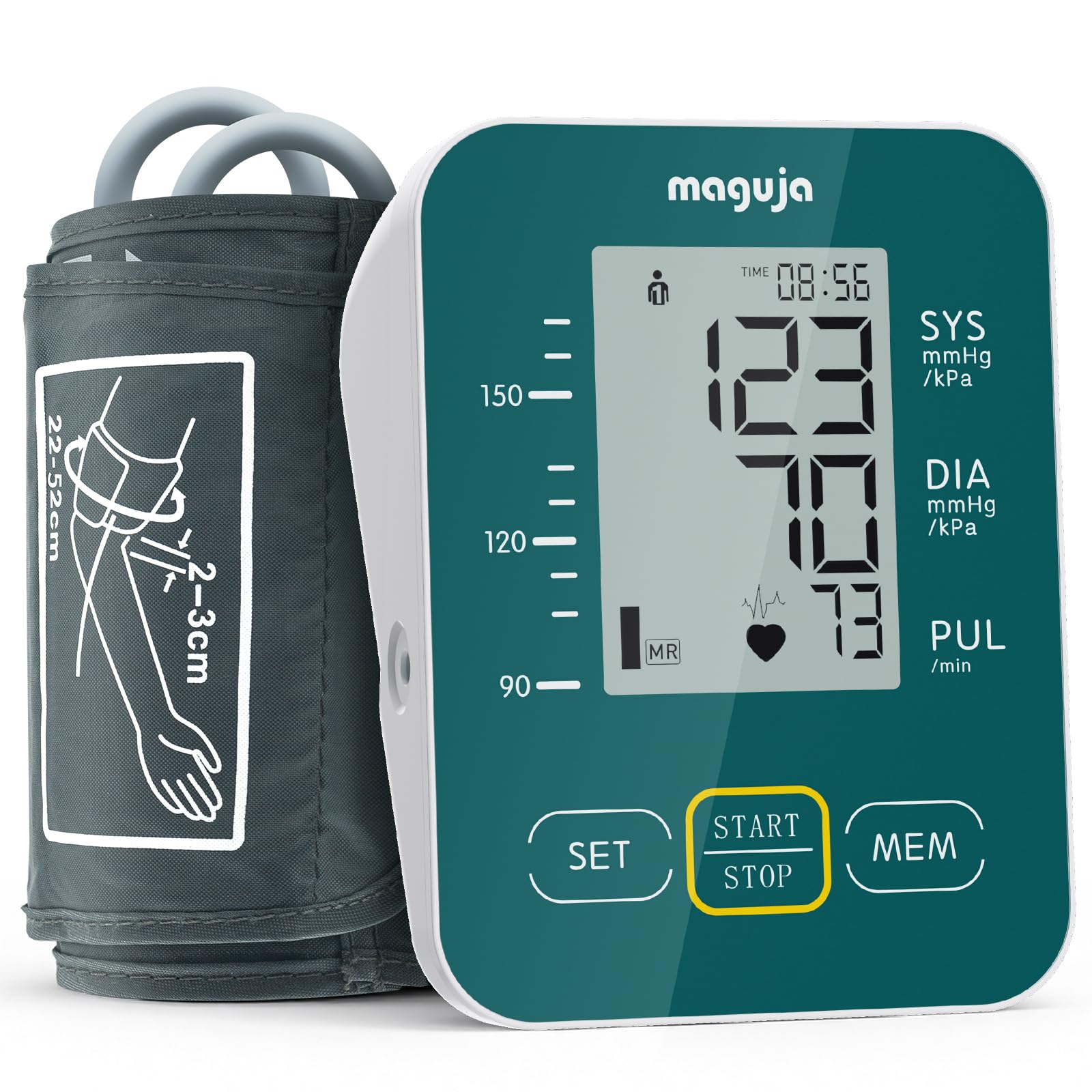Blood Pressure Monitor for Home Use, Large Upper Arm Blood Pressure Cuff