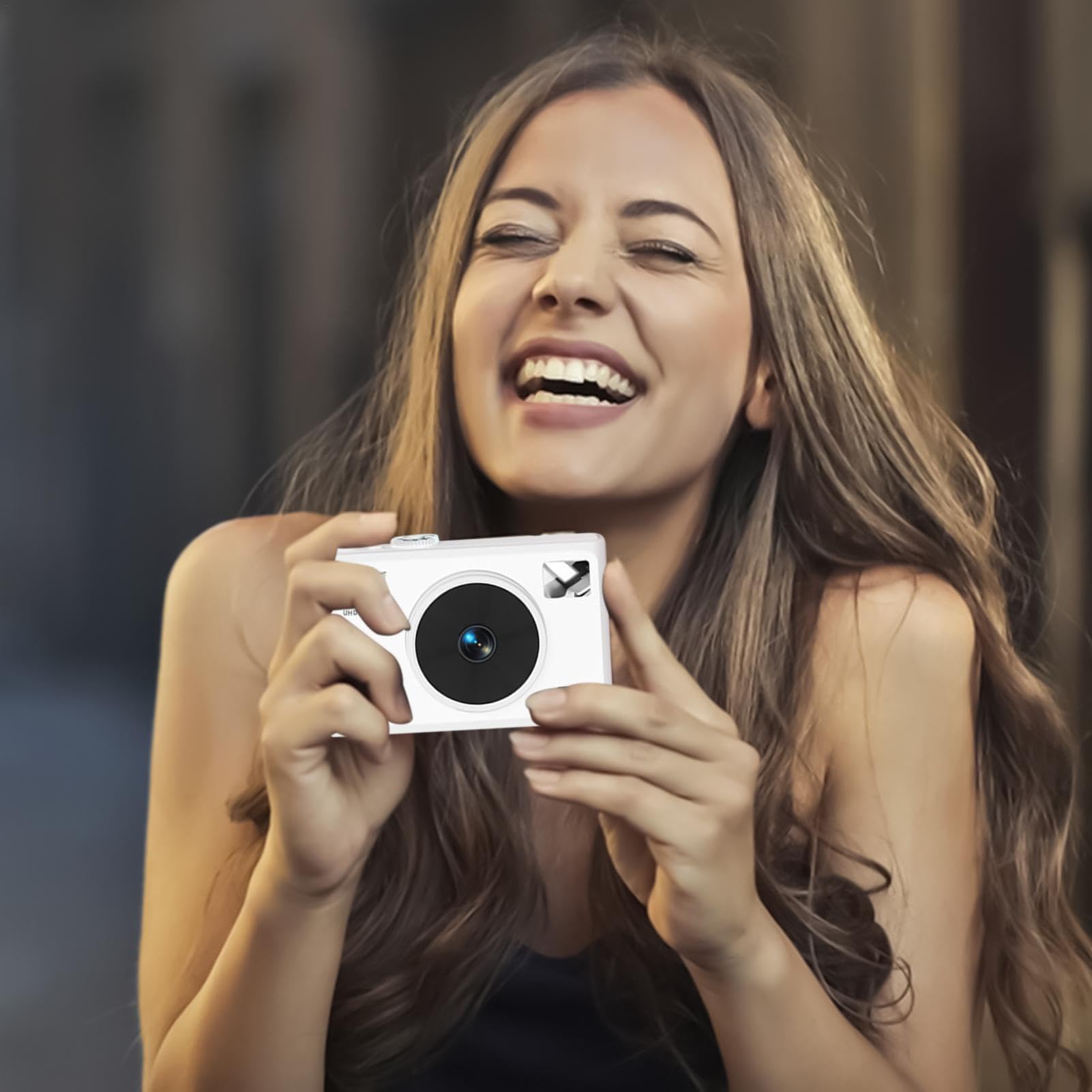 Aparat cyfrowy do fotografii, cyfrowy aparat lustrzany Przenośny aparat | Anti Shake, 72MP, 2,8-calowy ekran IPS, profesjonalne narzędzie do robienia zdjęć do vlogowania, urodziny świąteczne