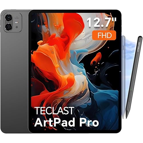 TECLAST Artpadpro Android 15 Tablet, 12.7” 2176x1600 Display, 20GB+256GB, Gemini Ai, 10000mAh+30W Fast Charge, 13 inch Tablet with Widevine L1, 5G WiFi,4G LTE,GPS - Includes Pen