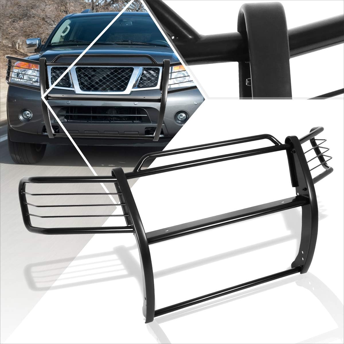 PM Performotor Front Bumper Grille Guard for Nissan Titan/Armada