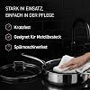 HexClad Hybrid Saute Pan 5L - Sauté Pan with Lid & Stay Cool Handle - Sauté Pan for All Hobs Including Induction - Non-Stick Honeycomb Frying Pan - Oven and Dishwasher Safe