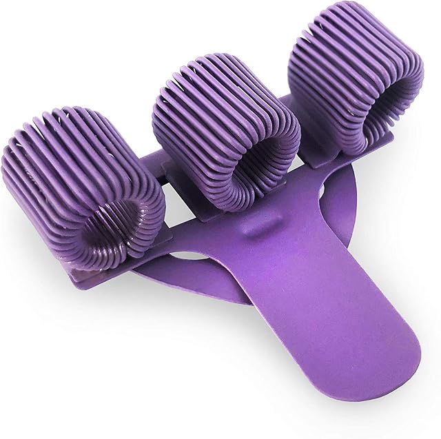 Ashton and Wright - Triple Metal Pen Holder with Pocket Clip - Ideal for Doctors/Nurses/Pilots - Single - Pastel Purple