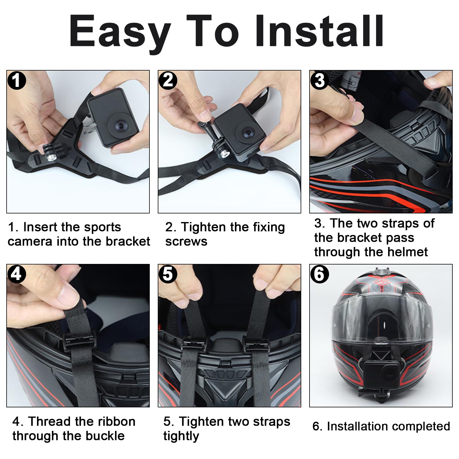 Supporto Action Cam Pov Mounts per Casco Shark AERON / AERON GP