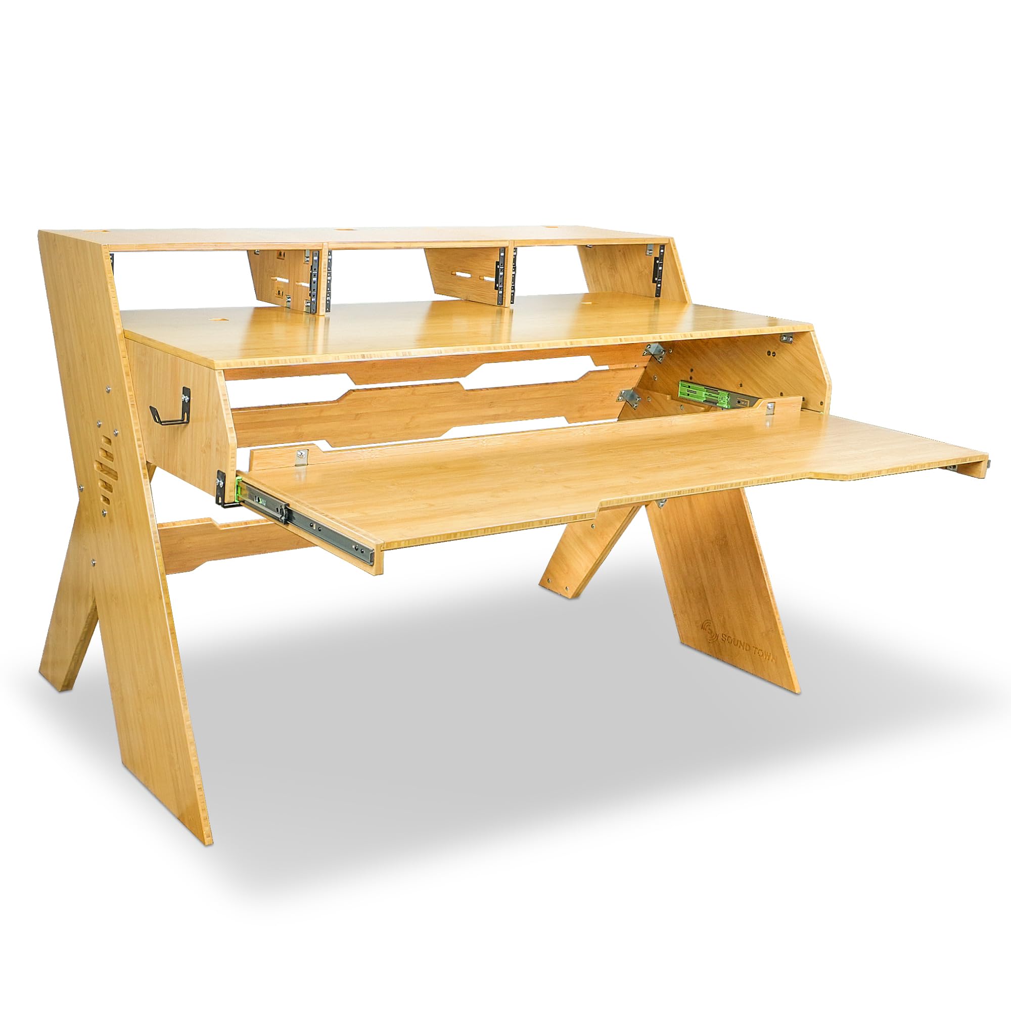 Amazon.com: Sound Town Studio Workstation Desk with 3 x 3U Rack