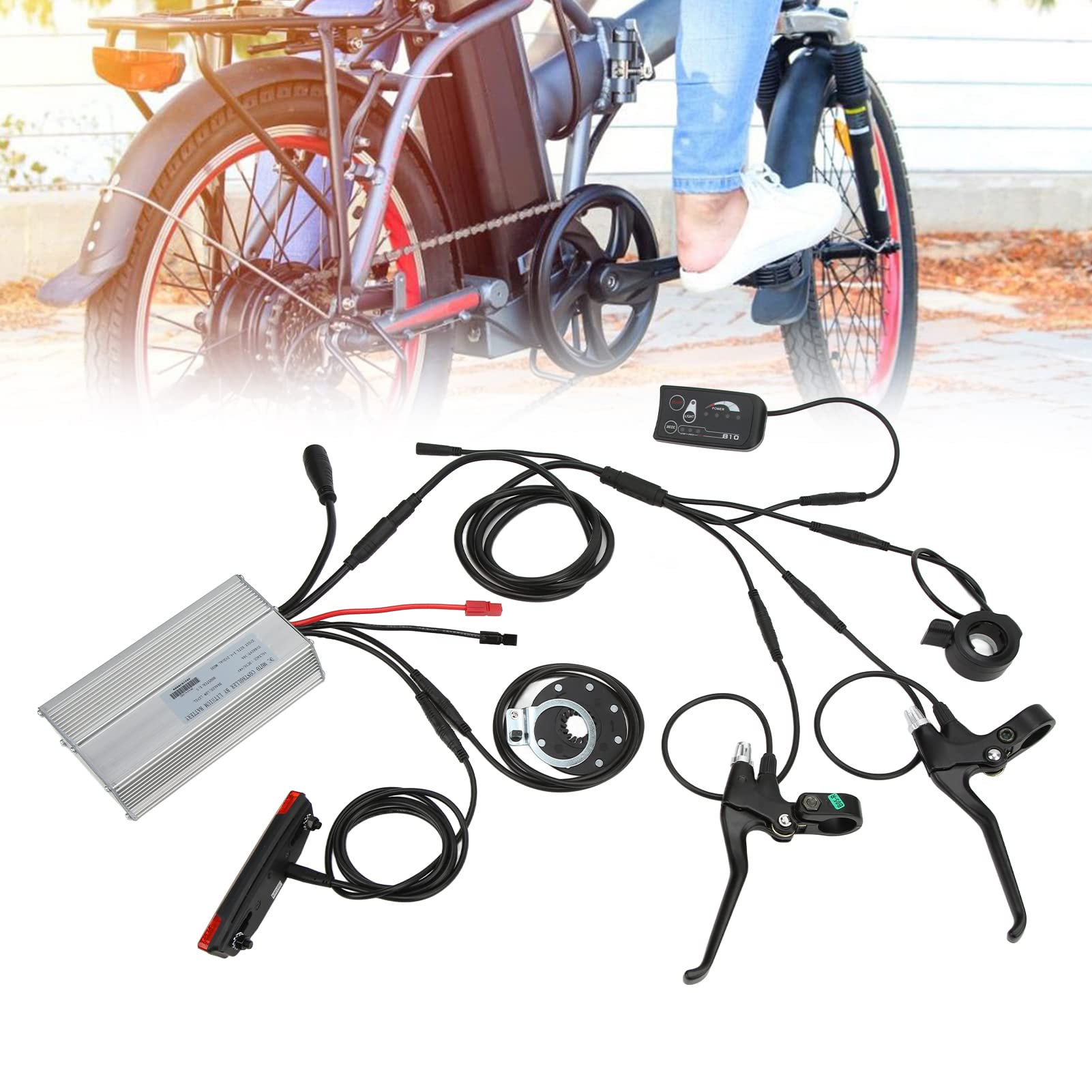 36 V 48 V Elektryczny kontroler silnika z wyświetlaczem LCD Weatherproof, E bezszczotkowy silnik kontrolera silnika do E rowerów i skuterów DIY części