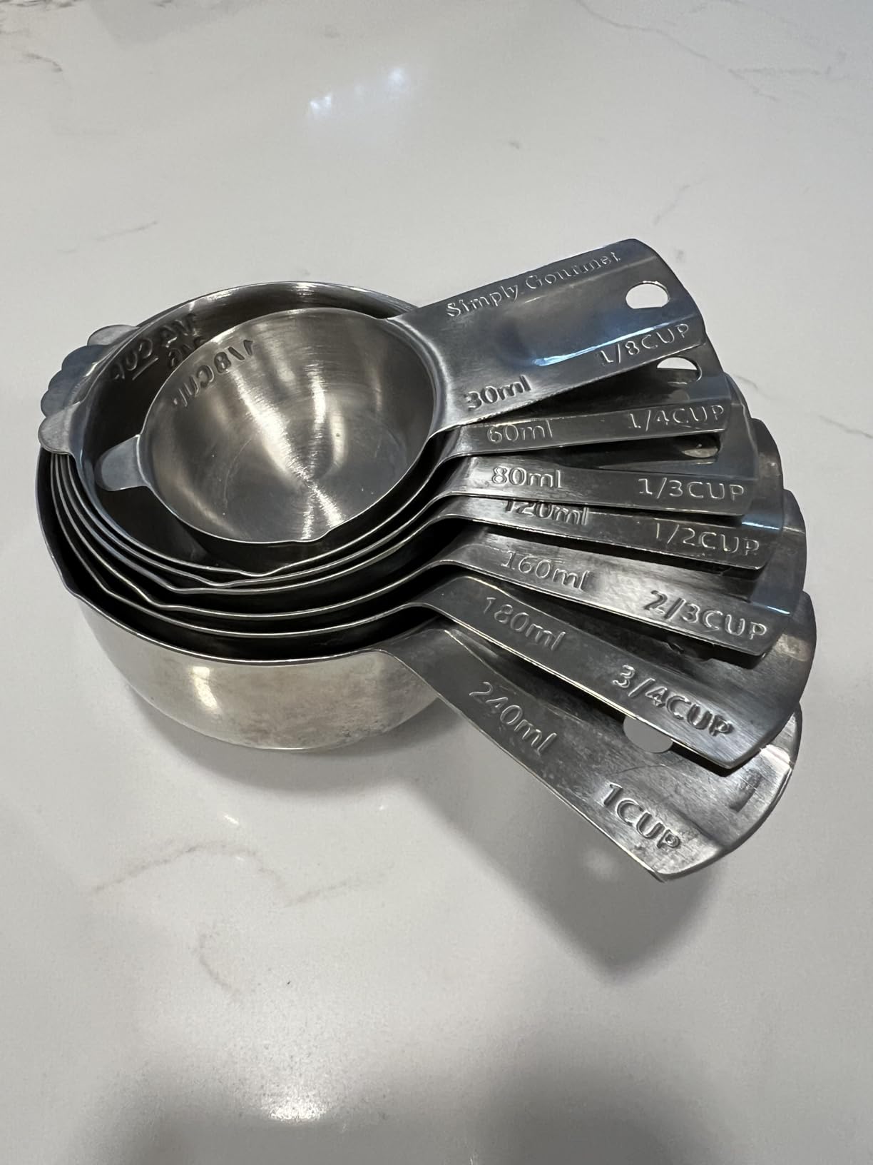 Sturdy measuring cups