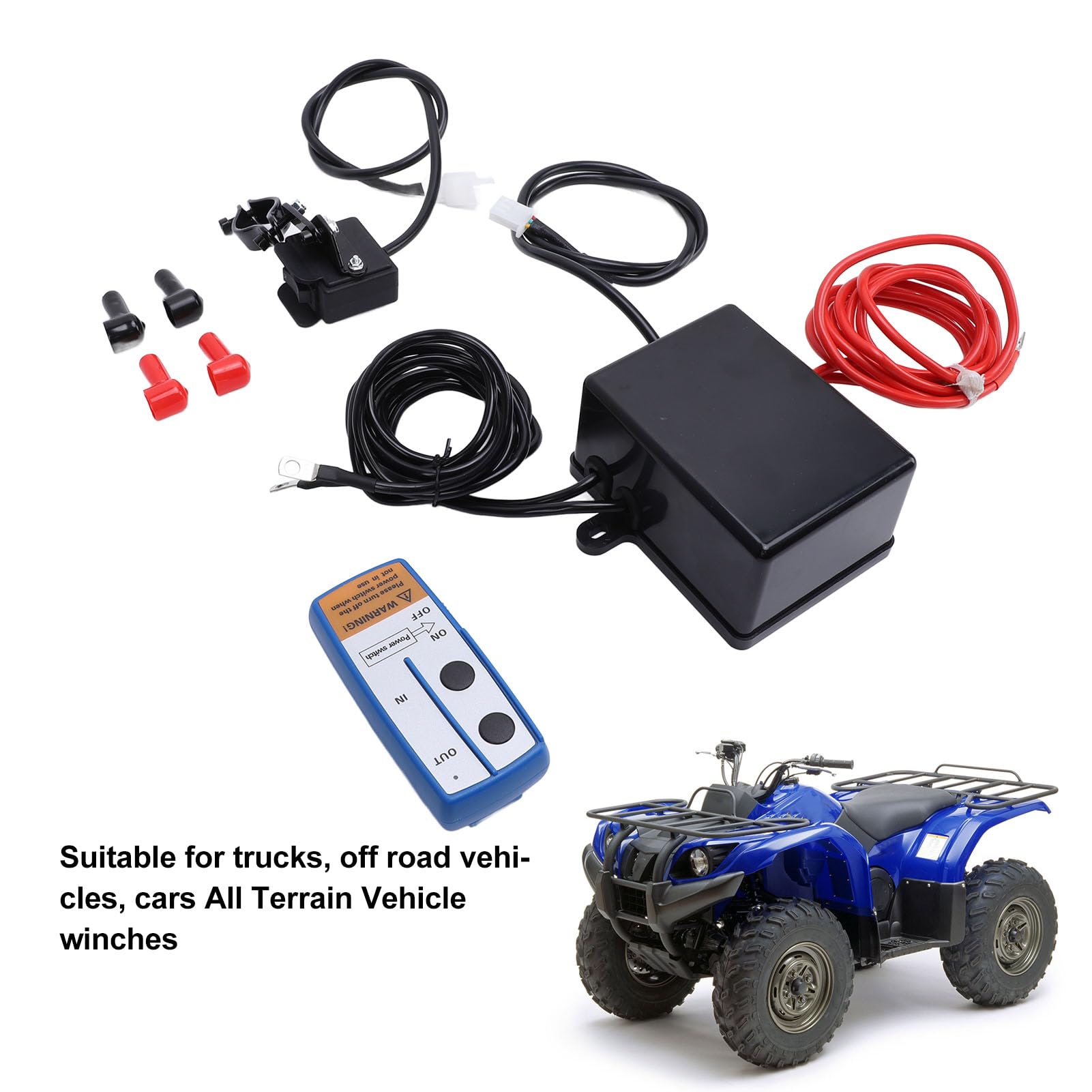 Universal-Fernbedienung Für Elektrische Seilwinde – Handschalter Mit 3m Kabel, Plug&Play Für Offroad