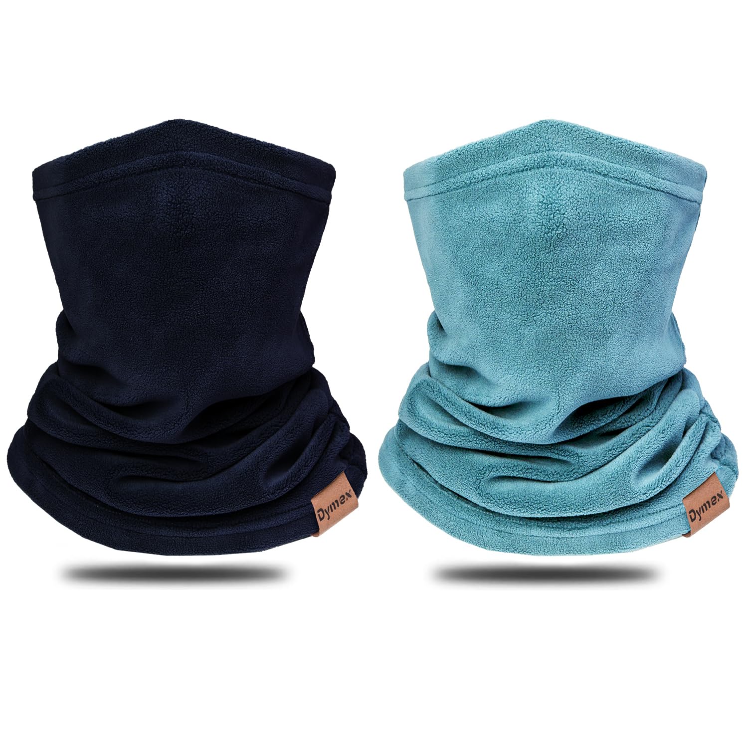 Dymex 2 PCS Kids Neck Warmer Gaiter Winter Fleece Neck Cover Balaclava Windproof Face Cover Mask for Ski Motorcycle