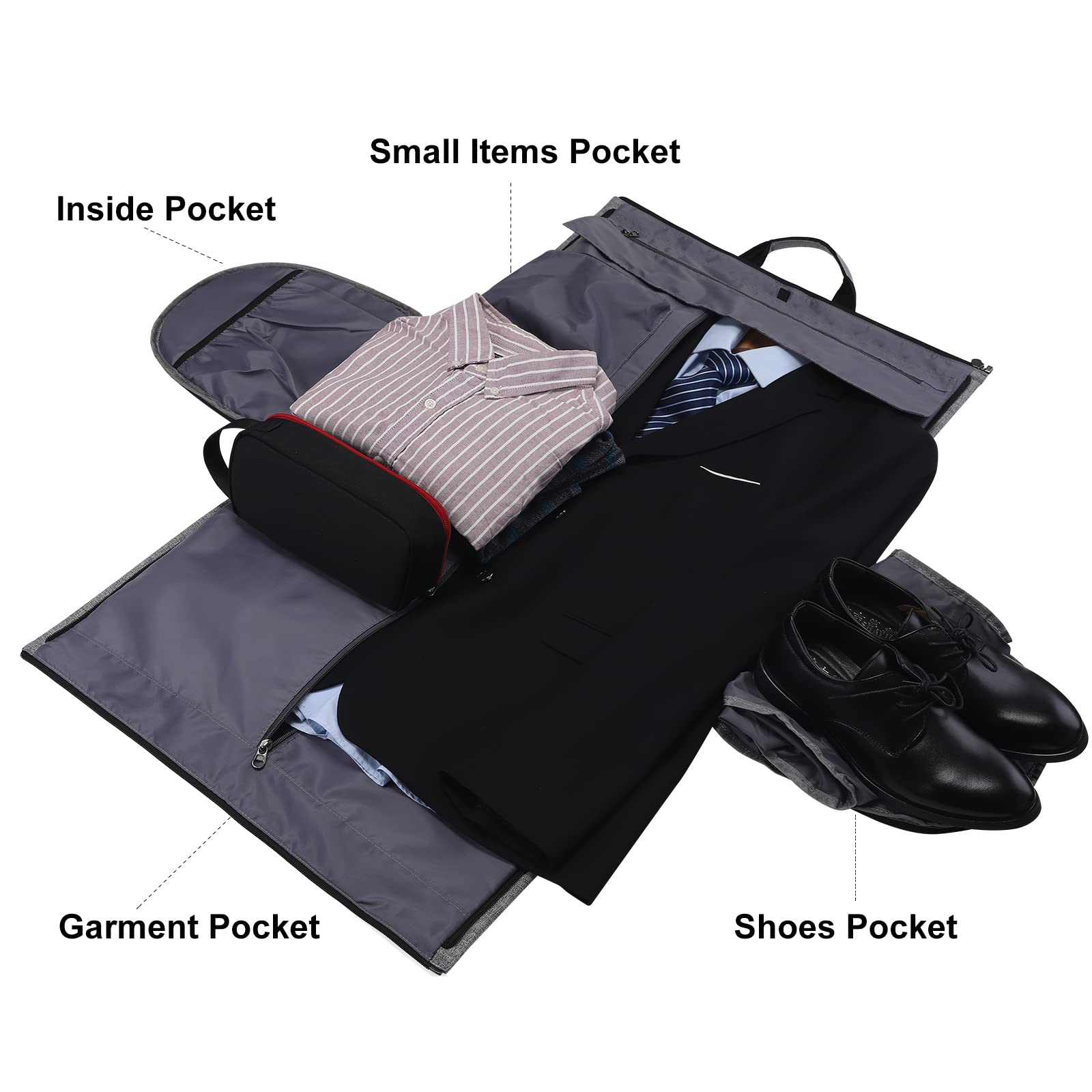 Buy Suit Garment Bags for Men Travel, zalupri Convertible Carry on